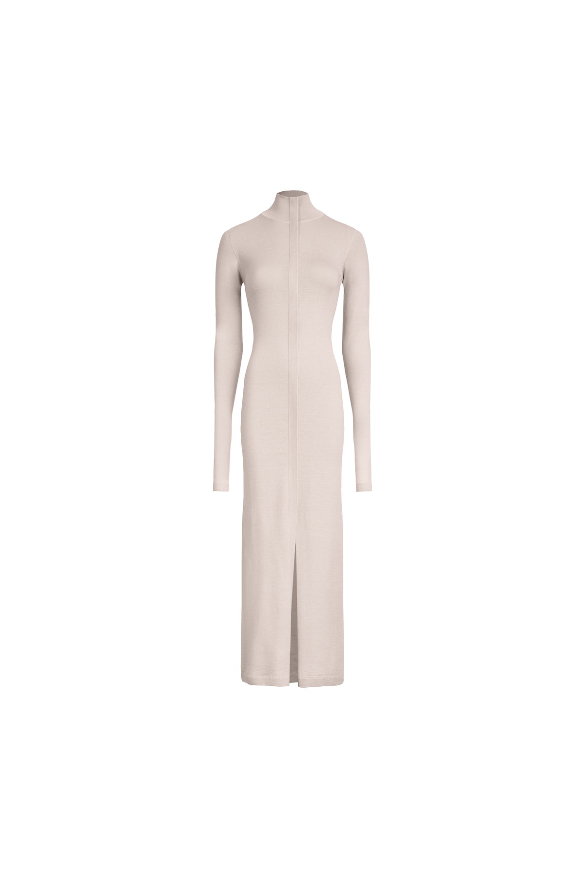 PLACKET TURTLENECK DRESS