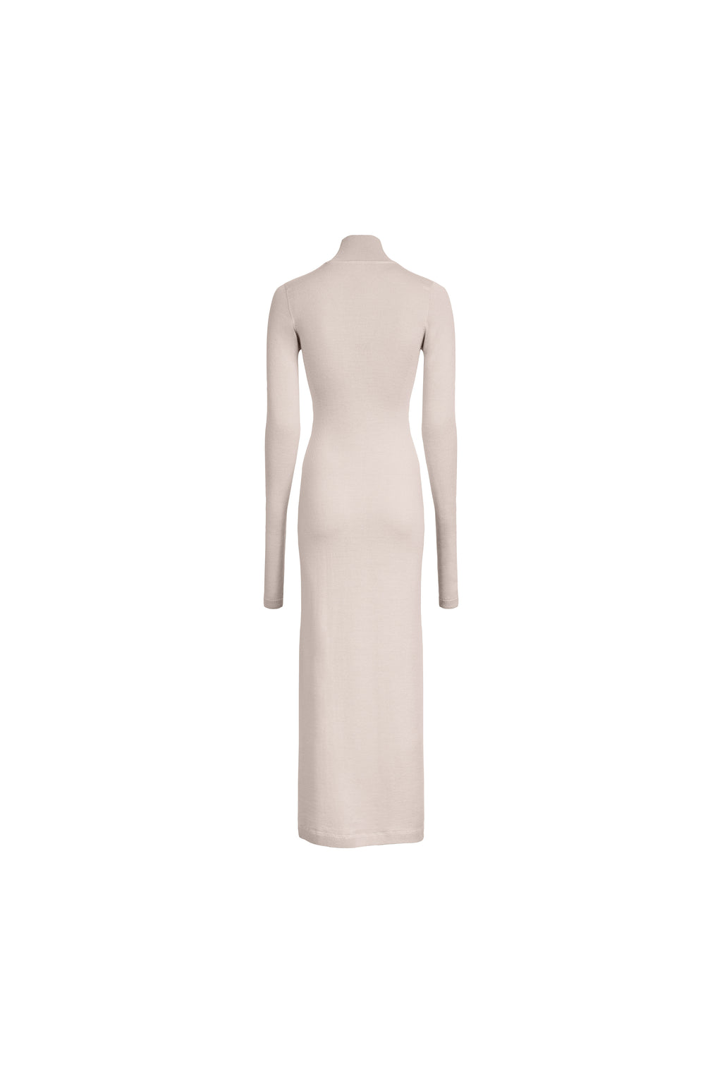 PLACKET TURTLENECK DRESS