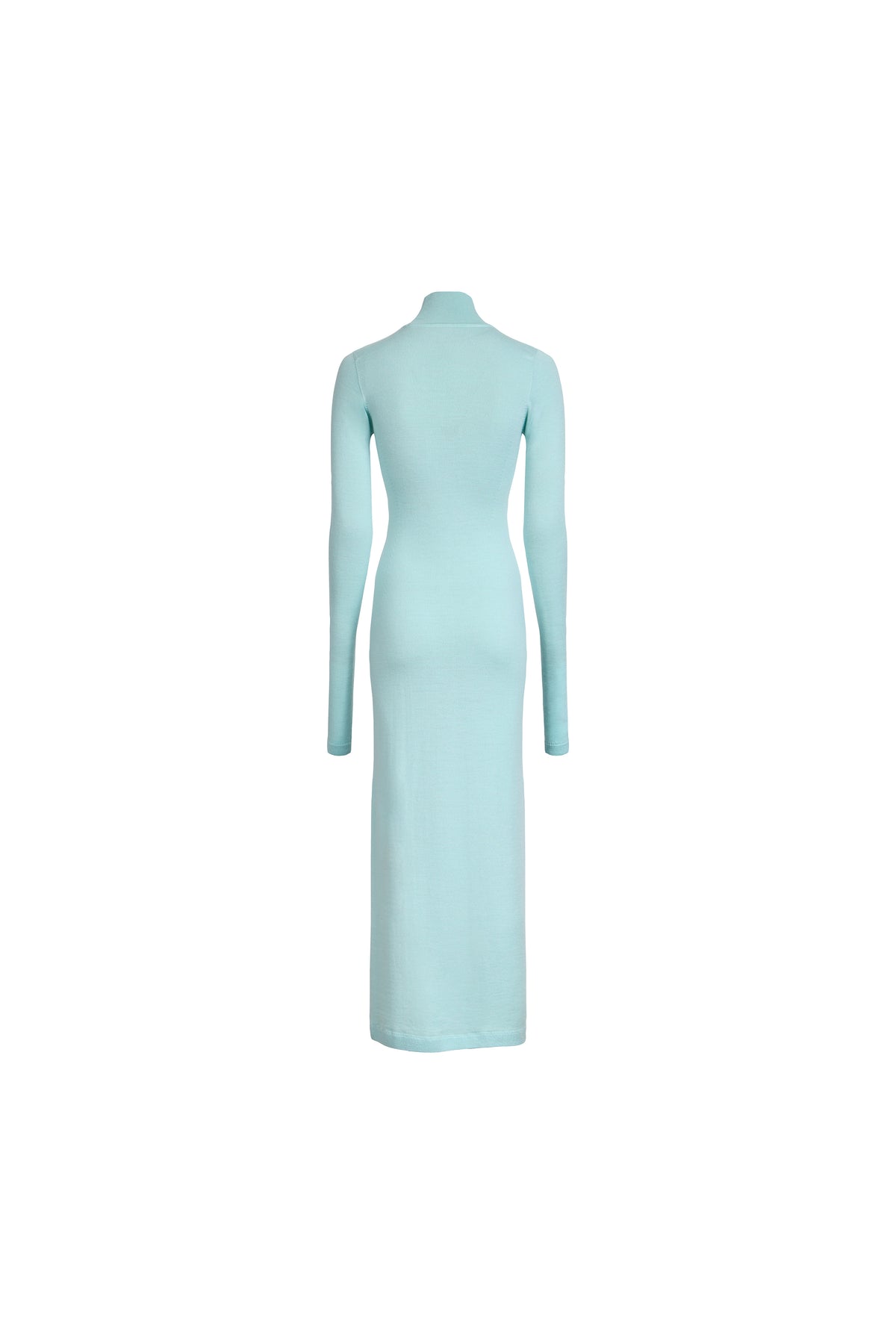 PLACKET TURTLENECK DRESS
