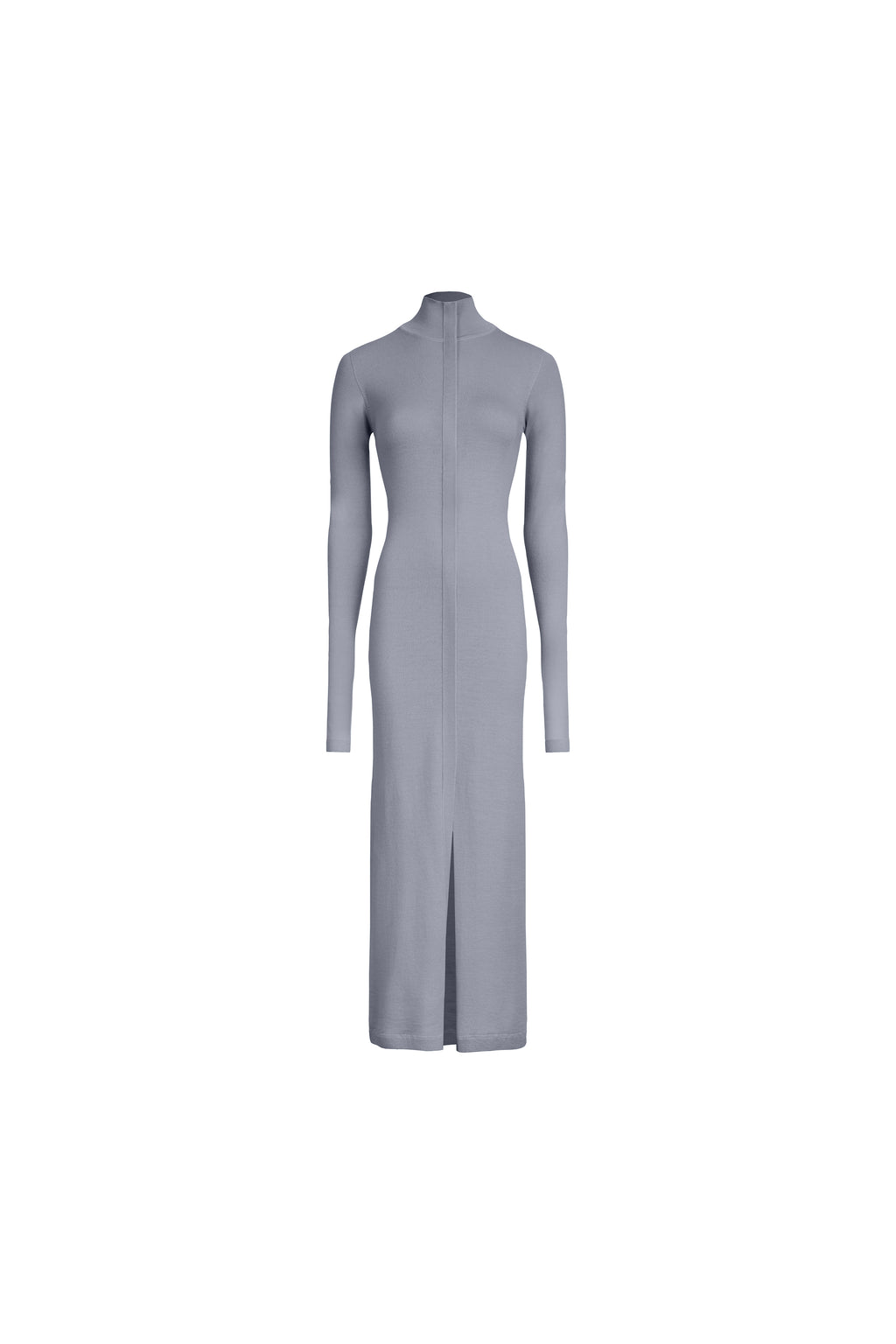 PLACKET TURTLENECK DRESS