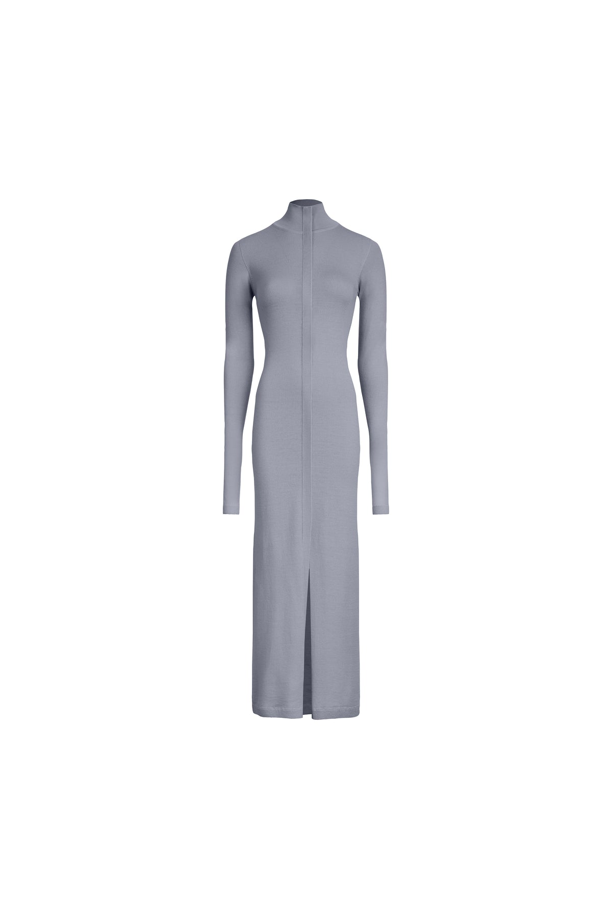 PLACKET TURTLENECK DRESS