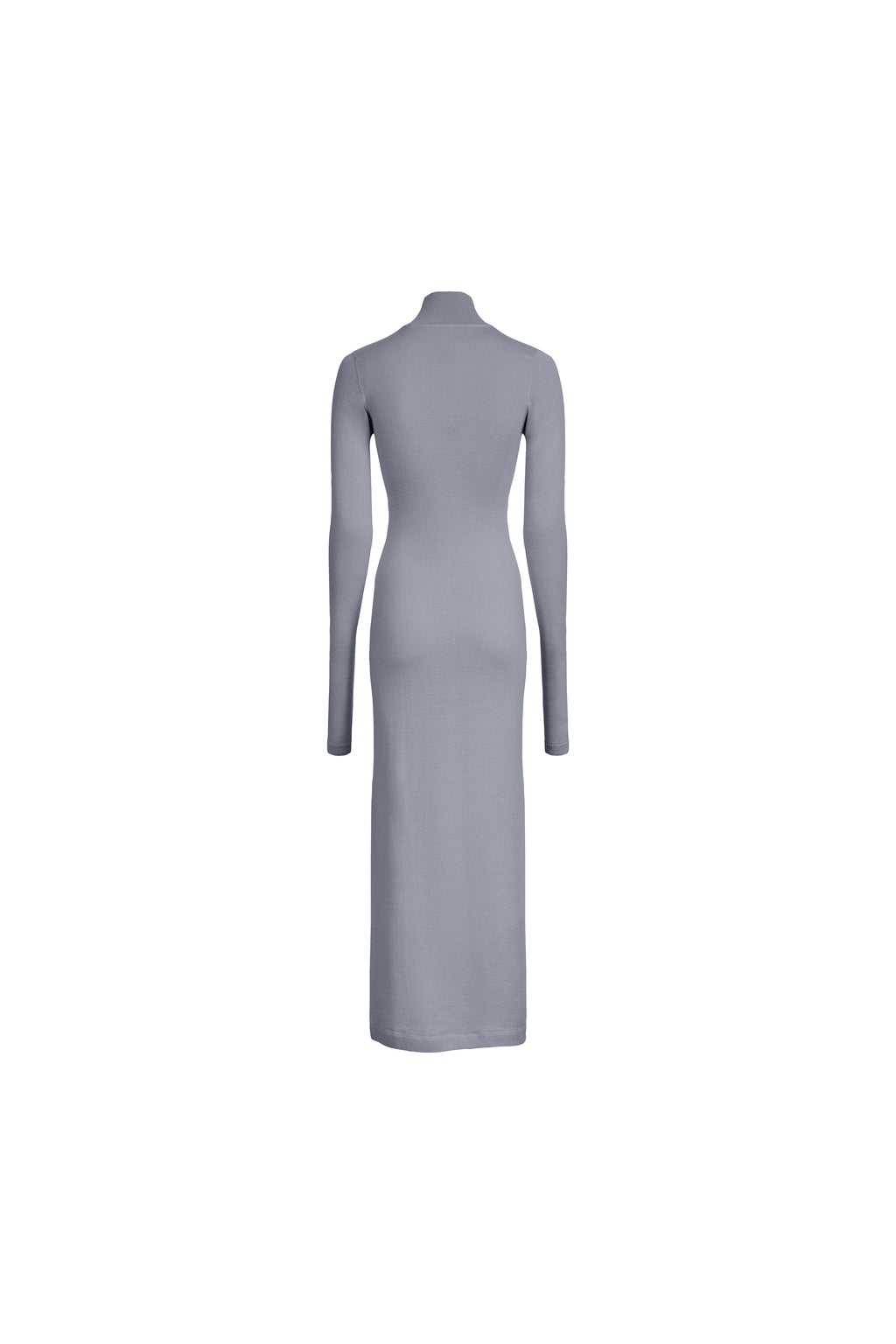 PLACKET TURTLENECK DRESS