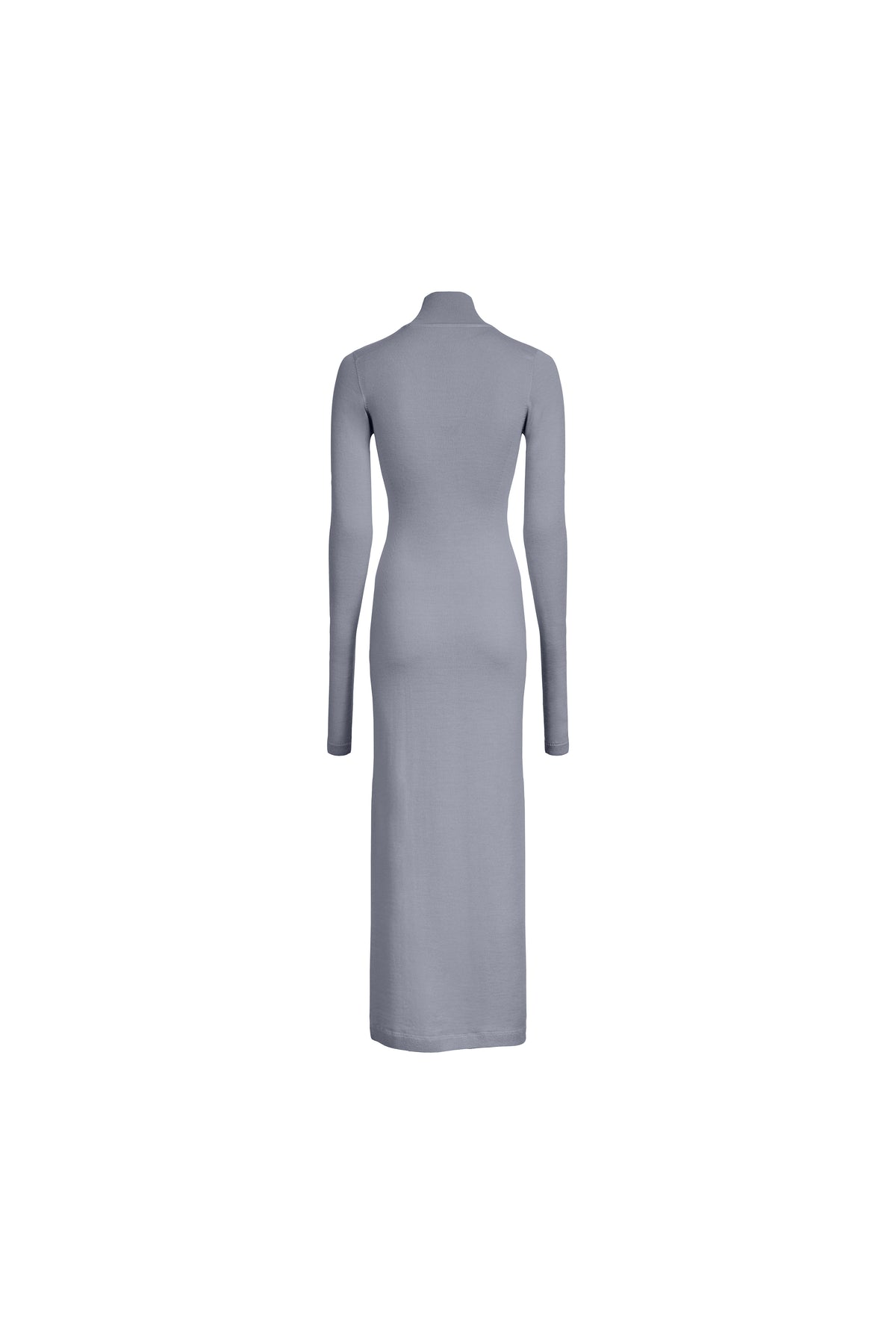 PLACKET TURTLENECK DRESS
