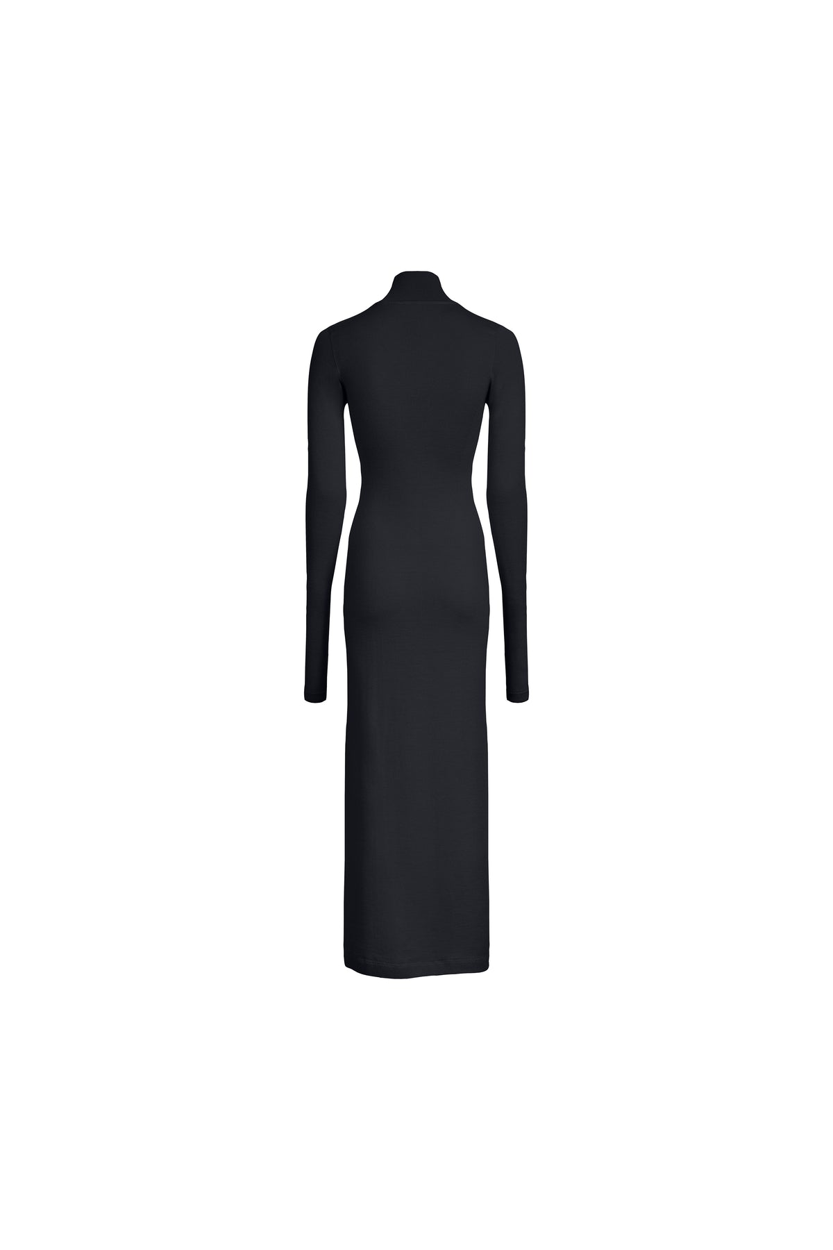 PLACKET TURTLENECK DRESS
