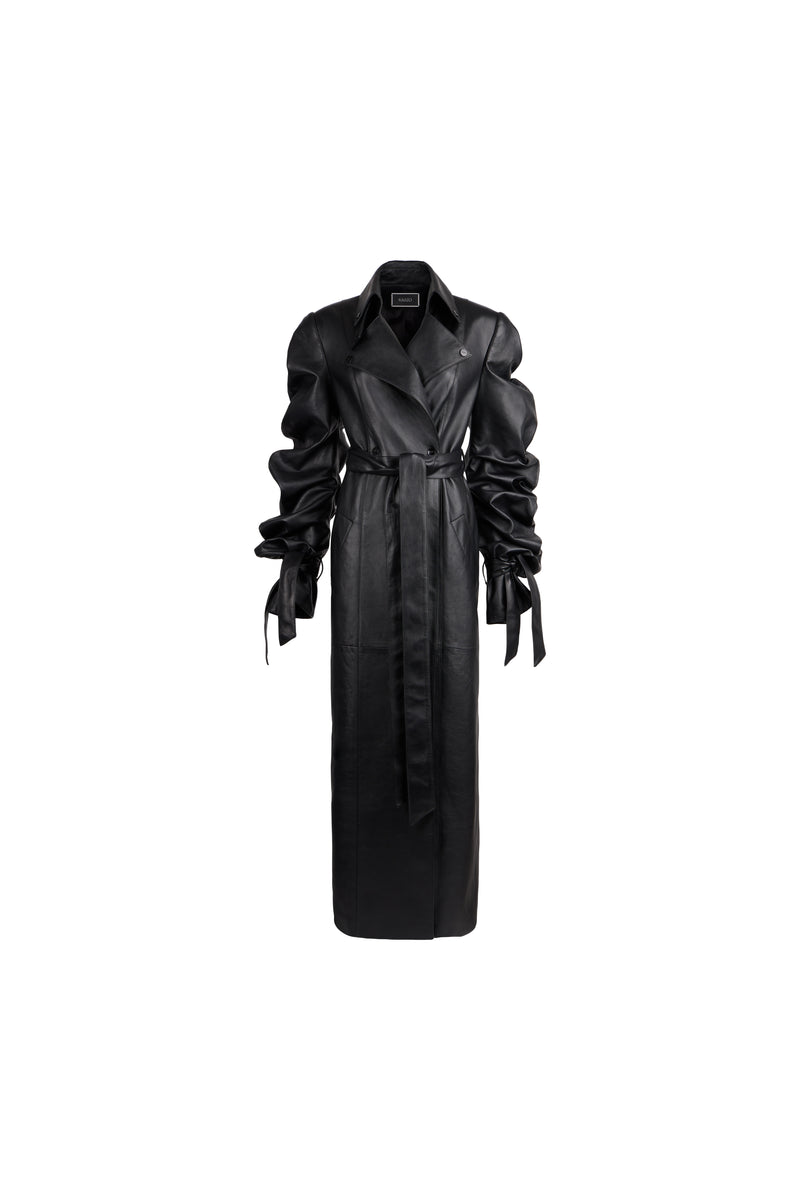 MEDUSA LEATHER TRENCH