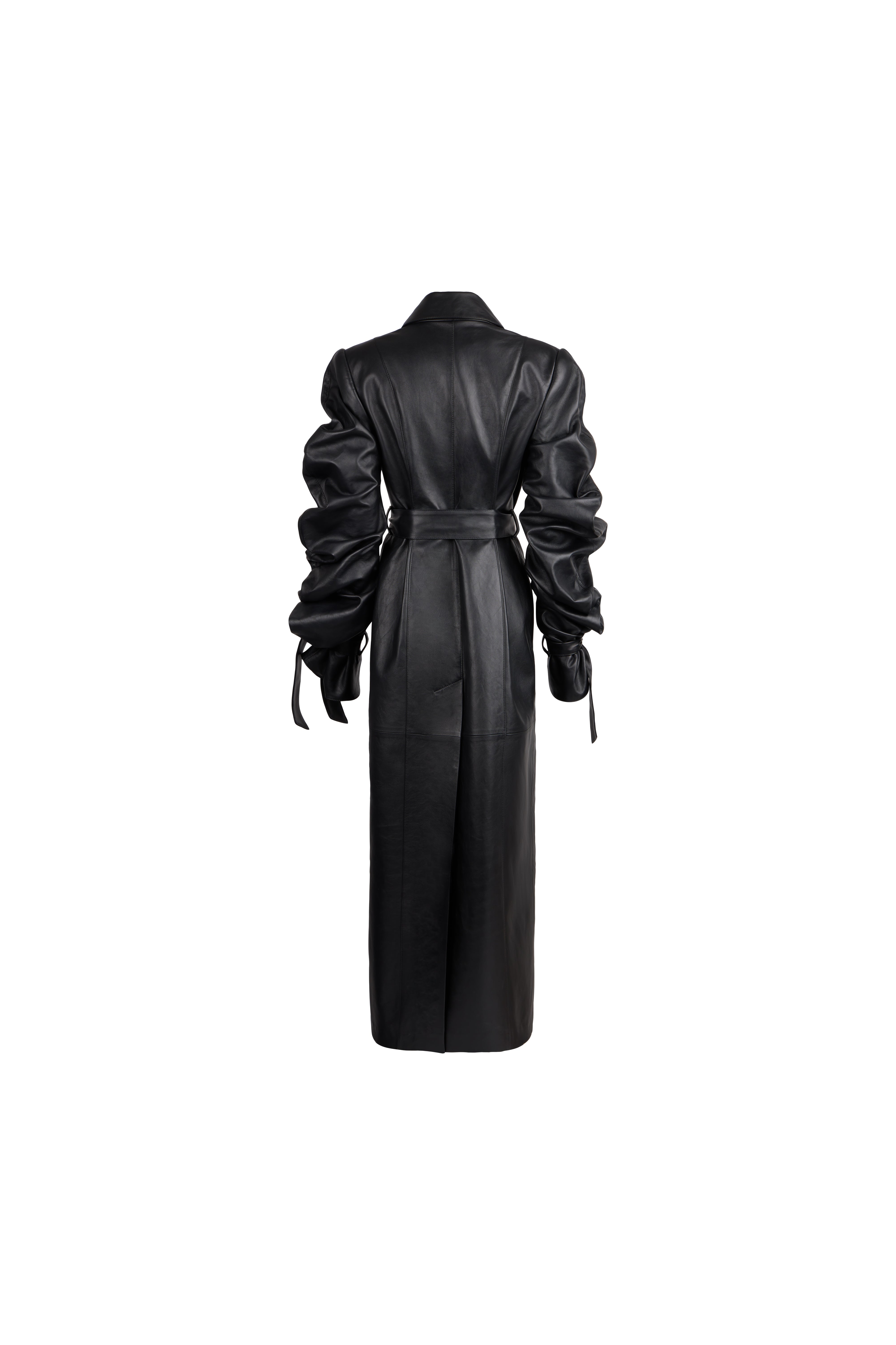 MEDUSA LEATHER TRENCH