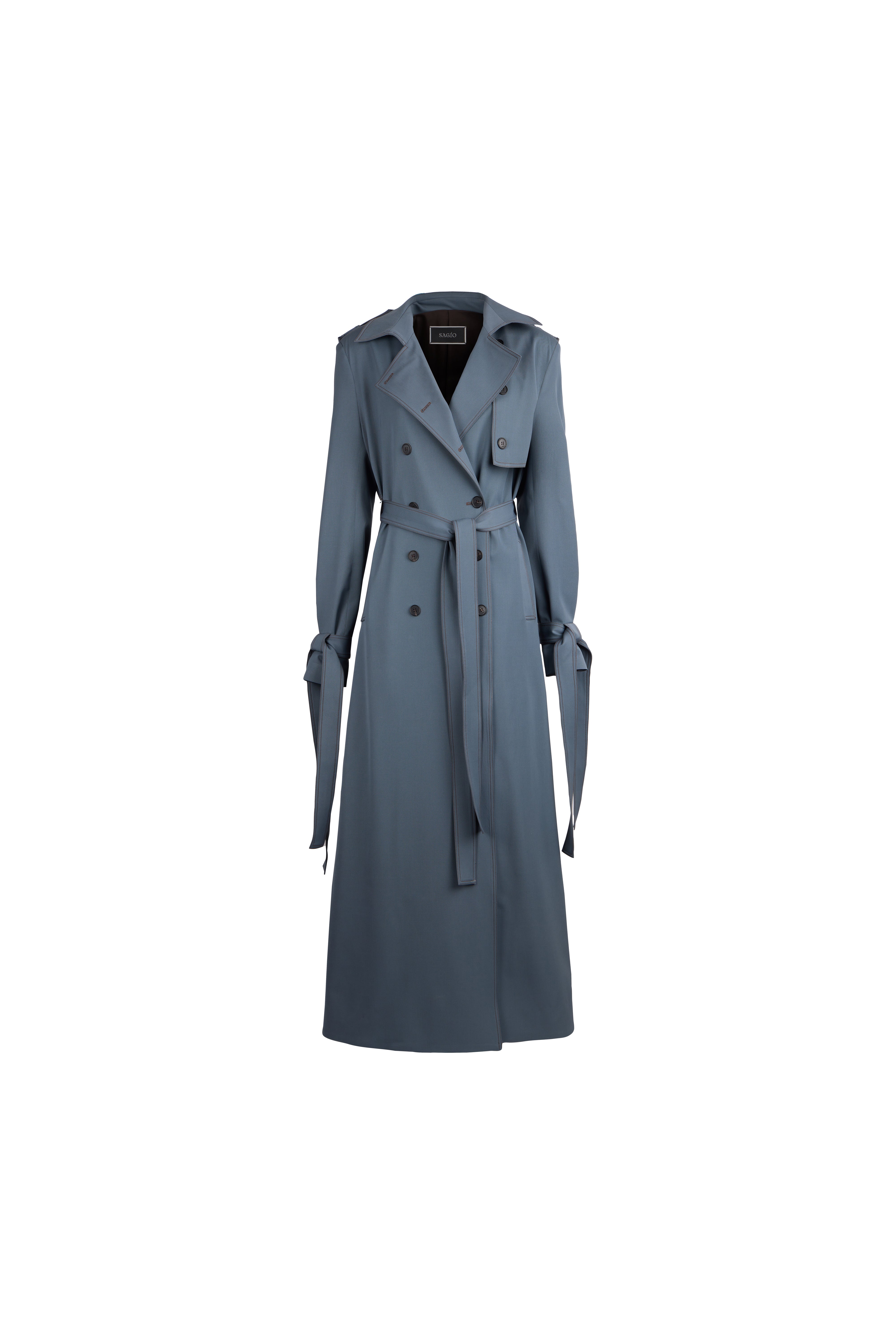 DOUBLE-BREASTED TRENCH COAT