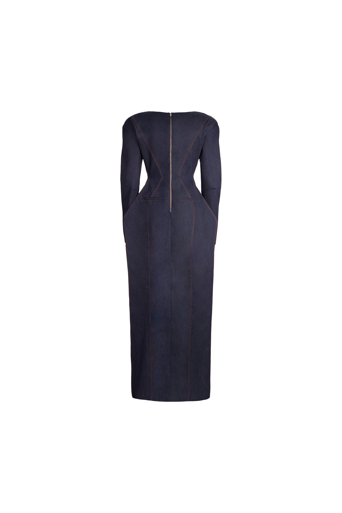 ANGULAR DENIM DRESS