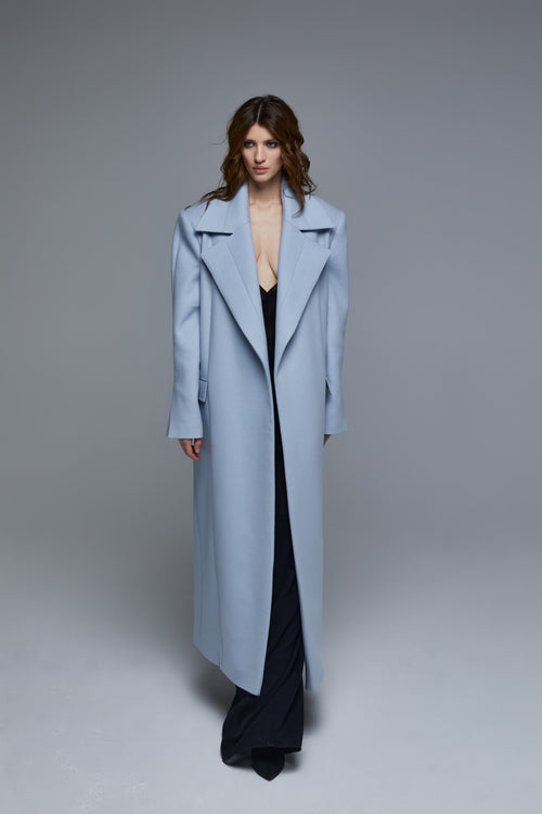 BLUE CLASSIC LONG COAT