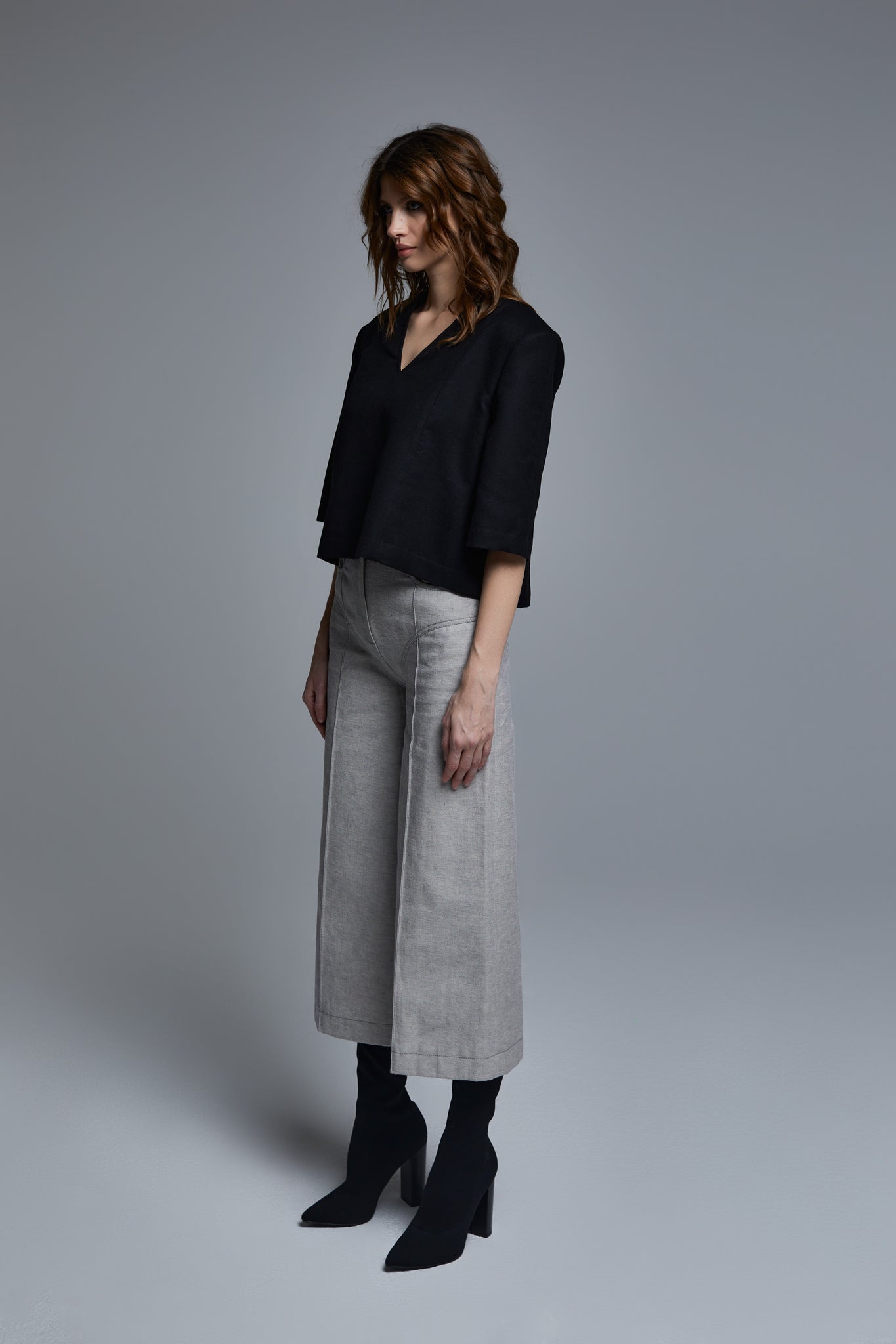 Denim culottes