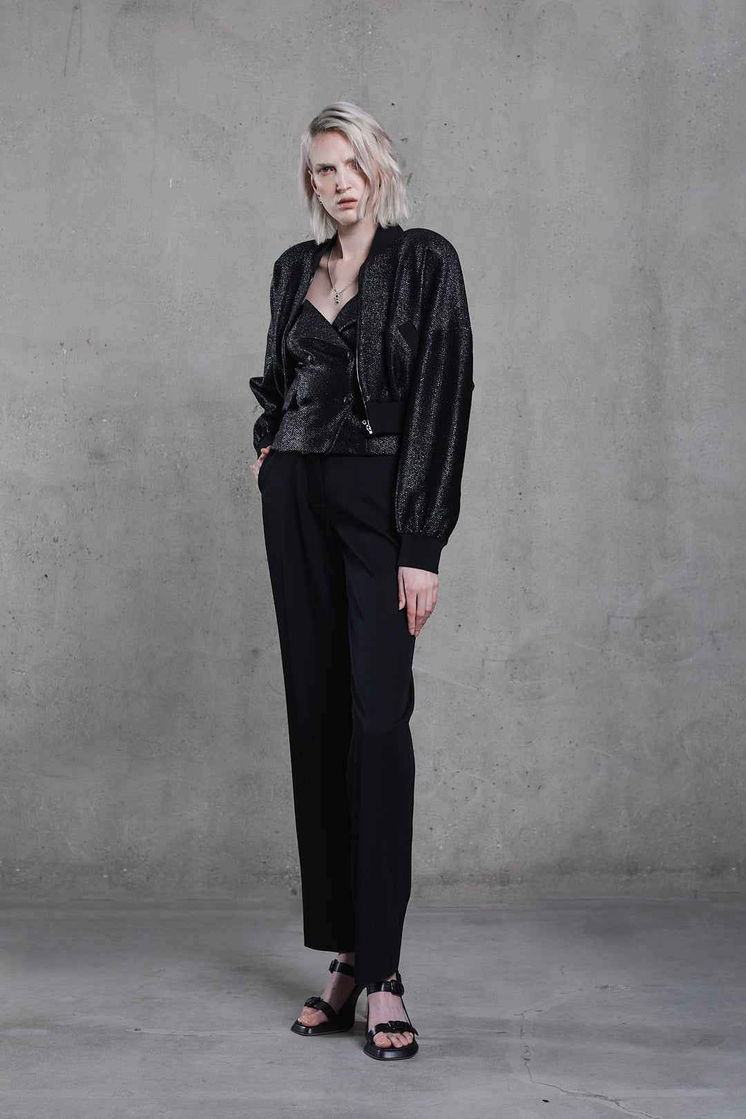 BLACK CLASSIC TROUSERS