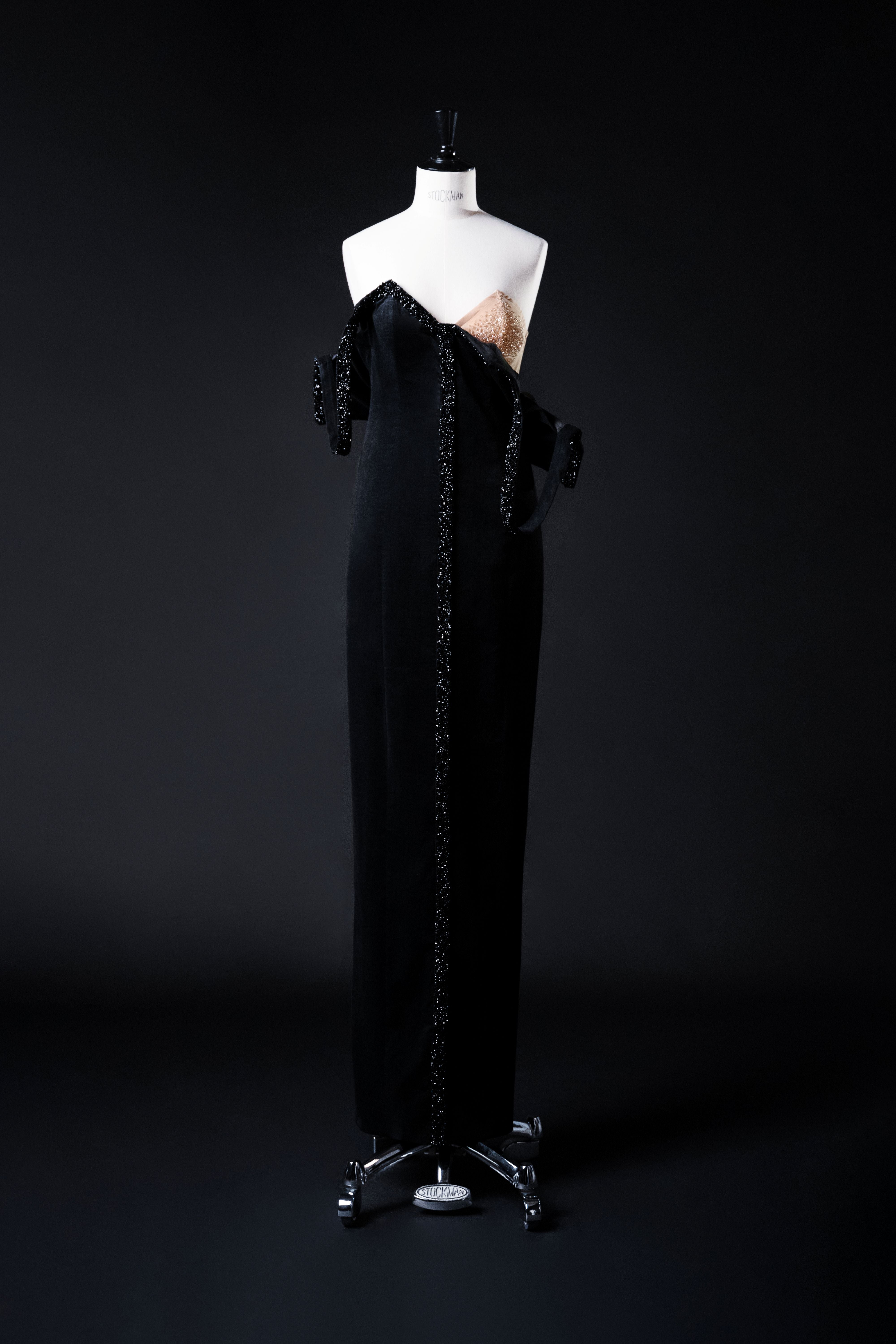 ELIZA EMBROIDERED FALLING DRESS