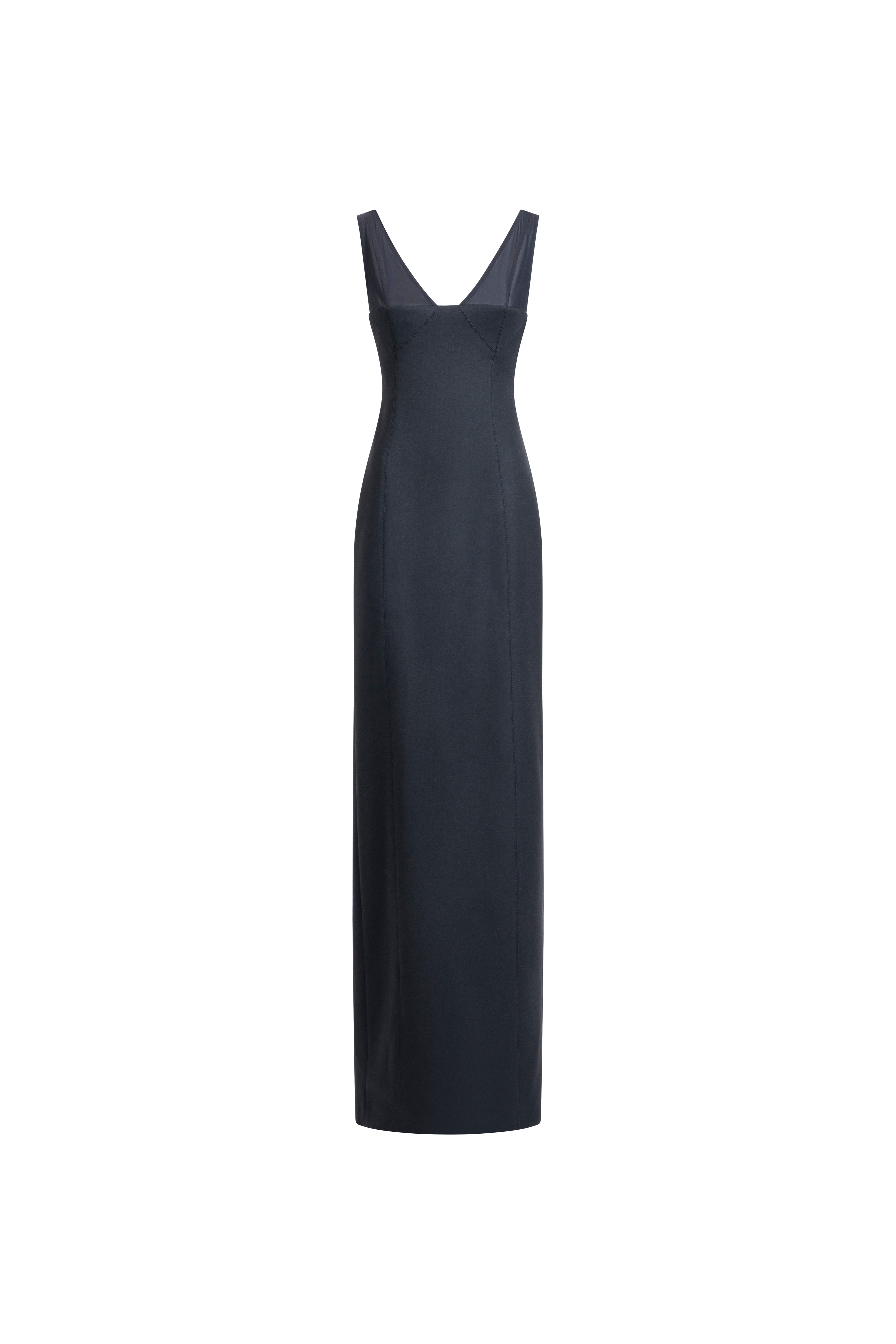 EVENING SCULPTED DRESS