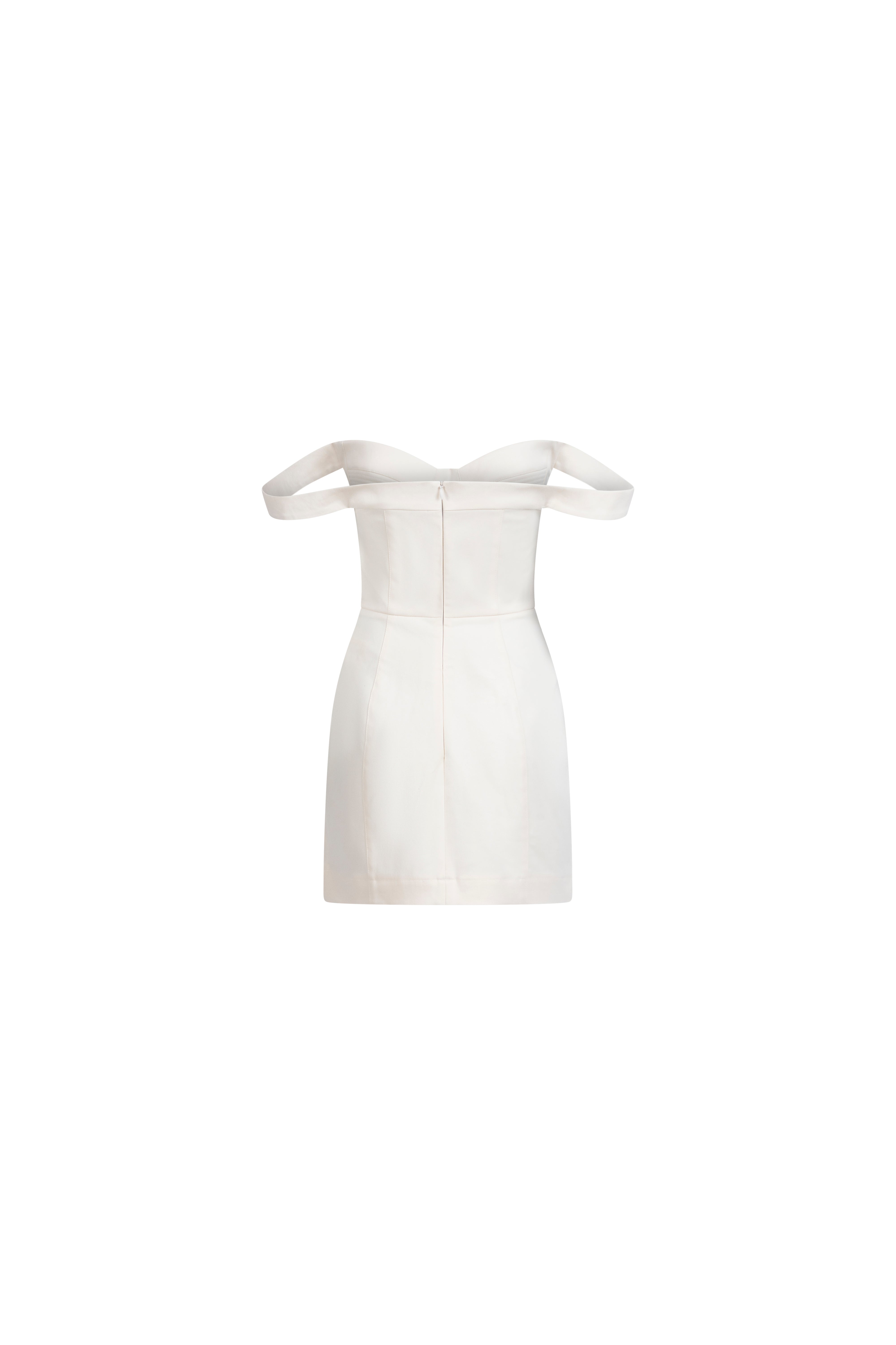 FALLING STRAPS DRESS
