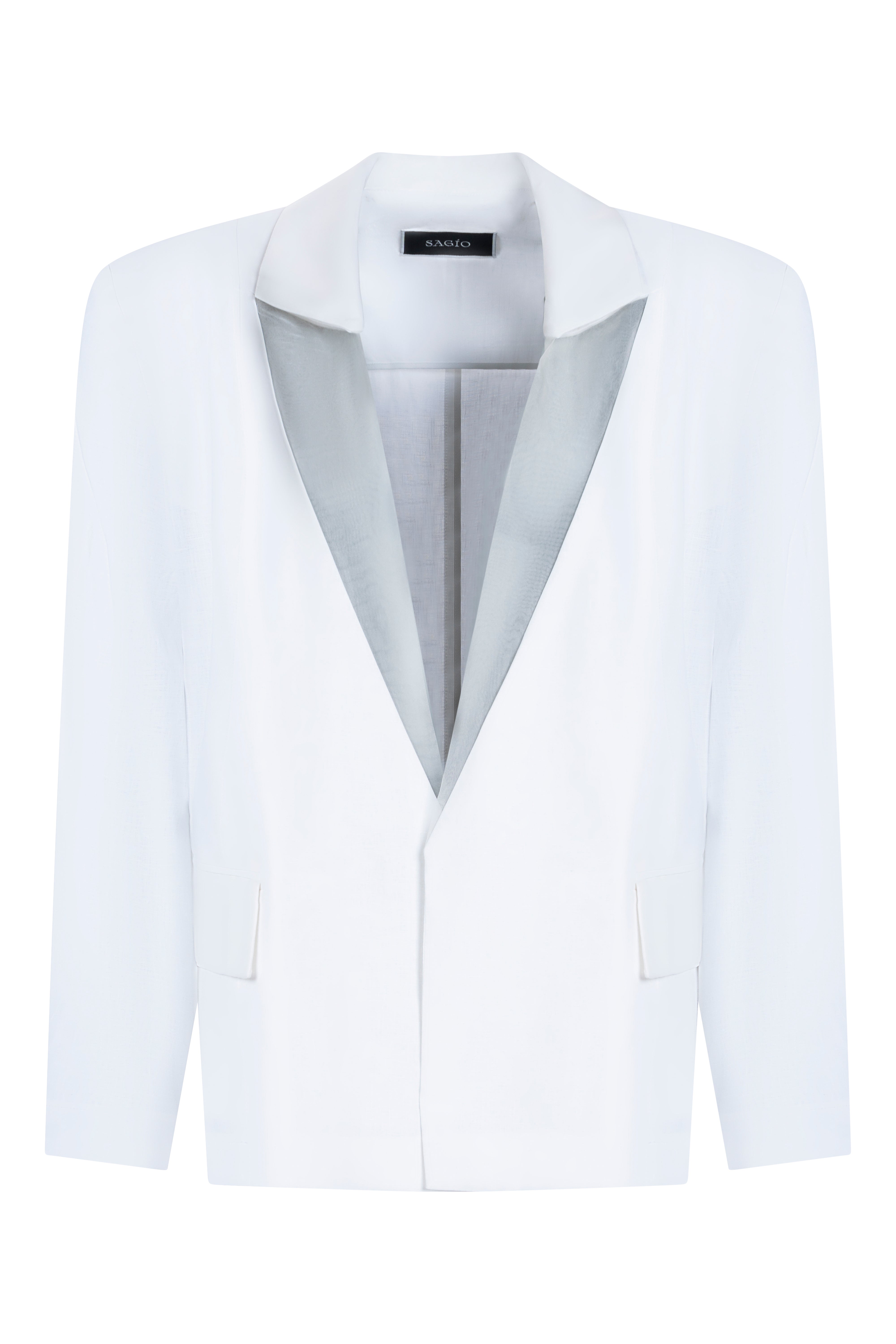 TROMPE L'OEIL LAPEL BLAZER