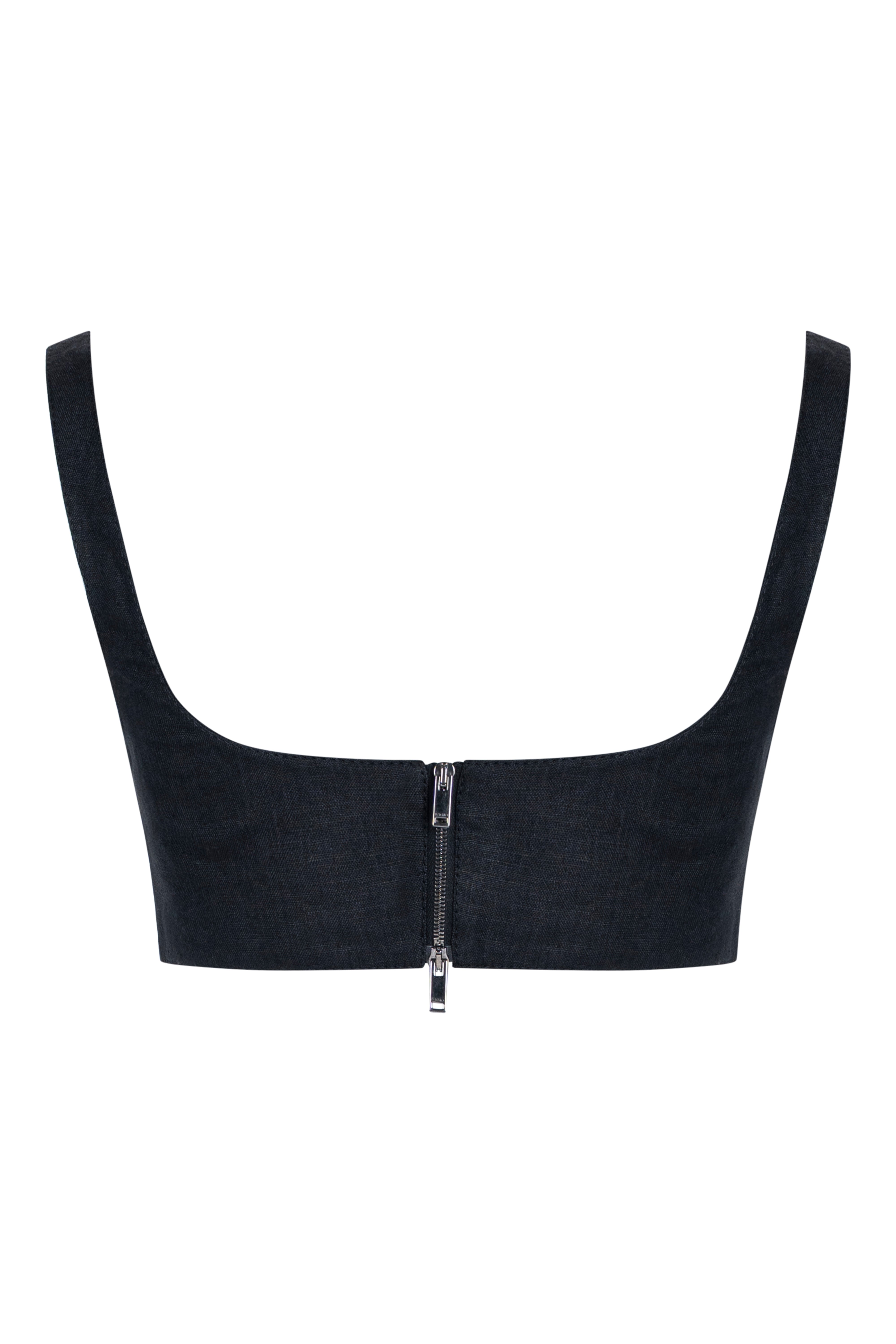 QUILTED BUSTIER TOP