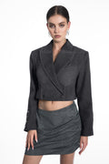 BUSTIER SUEDE JACKET