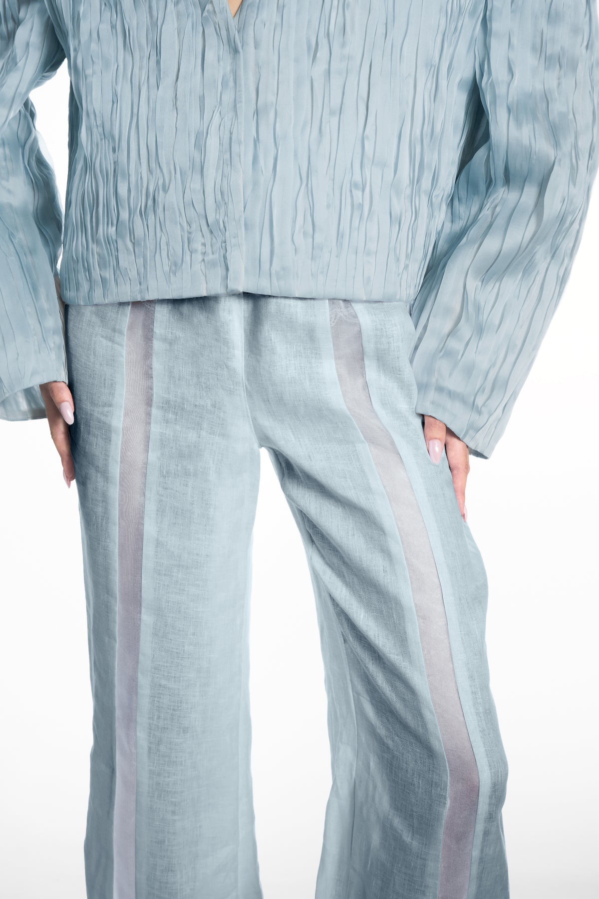 TRANSPARENT PLANK PANTS