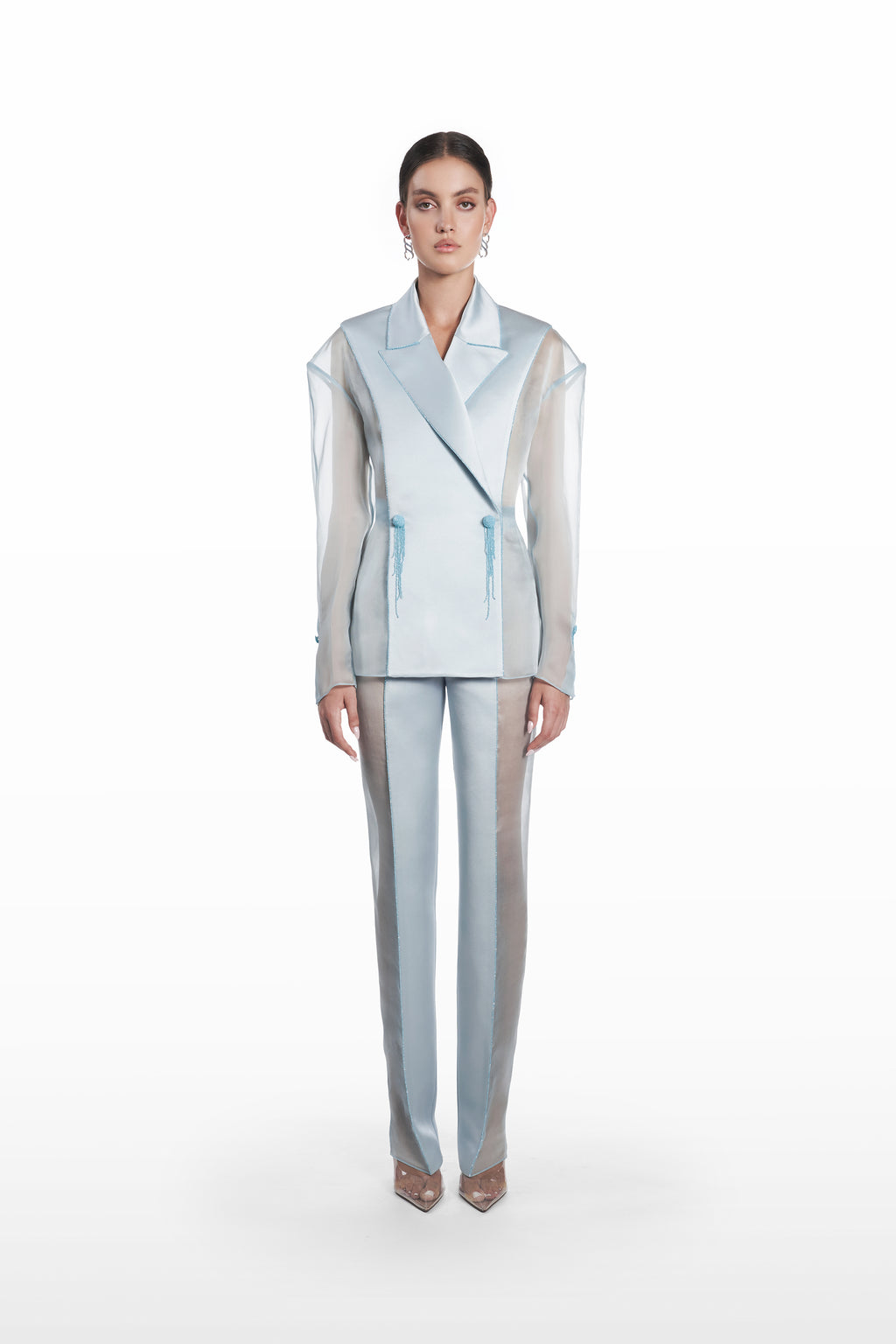 CIGARETTE ORGANZA TROUSERS