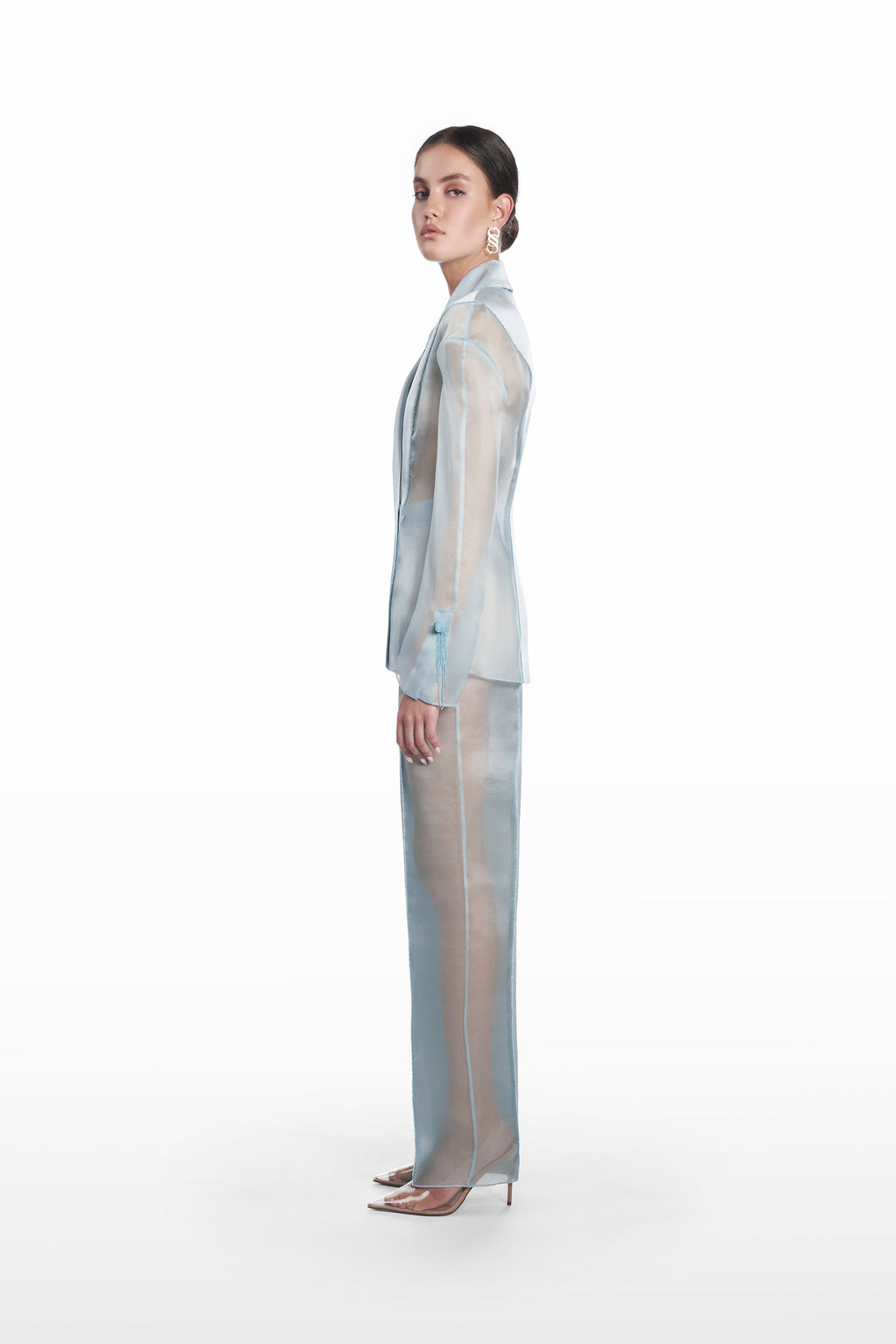 CIGARETTE ORGANZA TROUSERS
