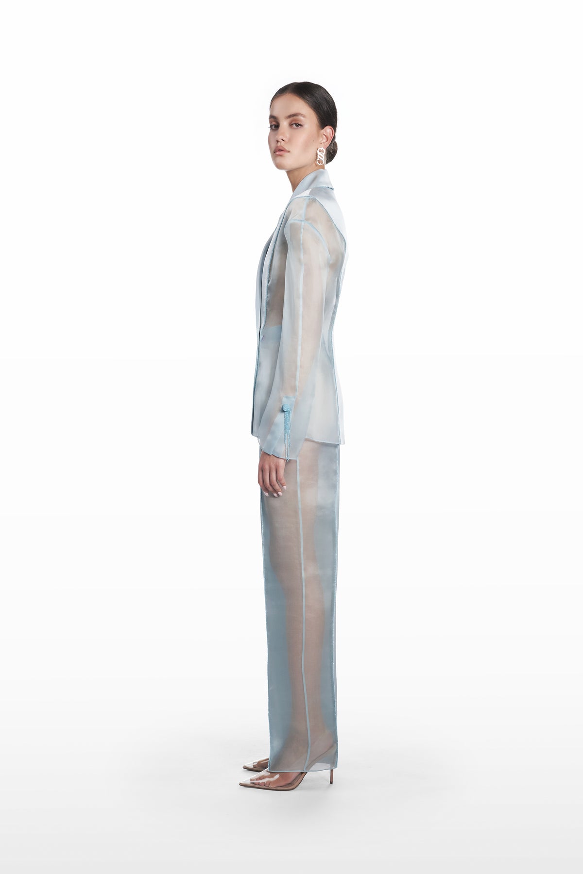 CIGARETTE ORGANZA TROUSERS