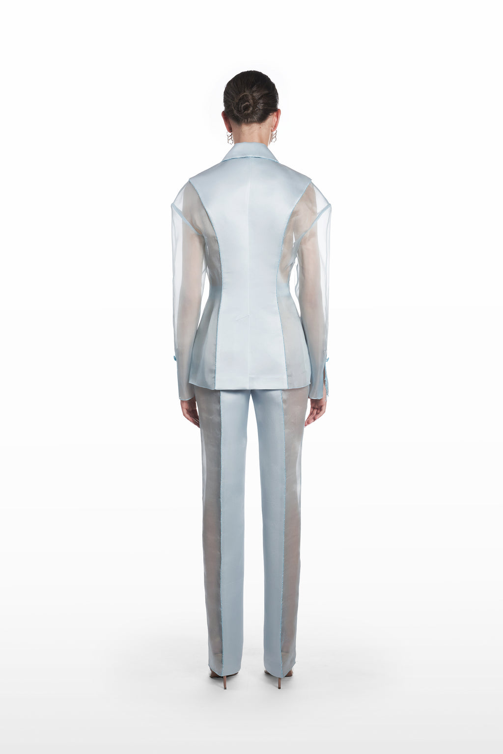 CIGARETTE ORGANZA TROUSERS