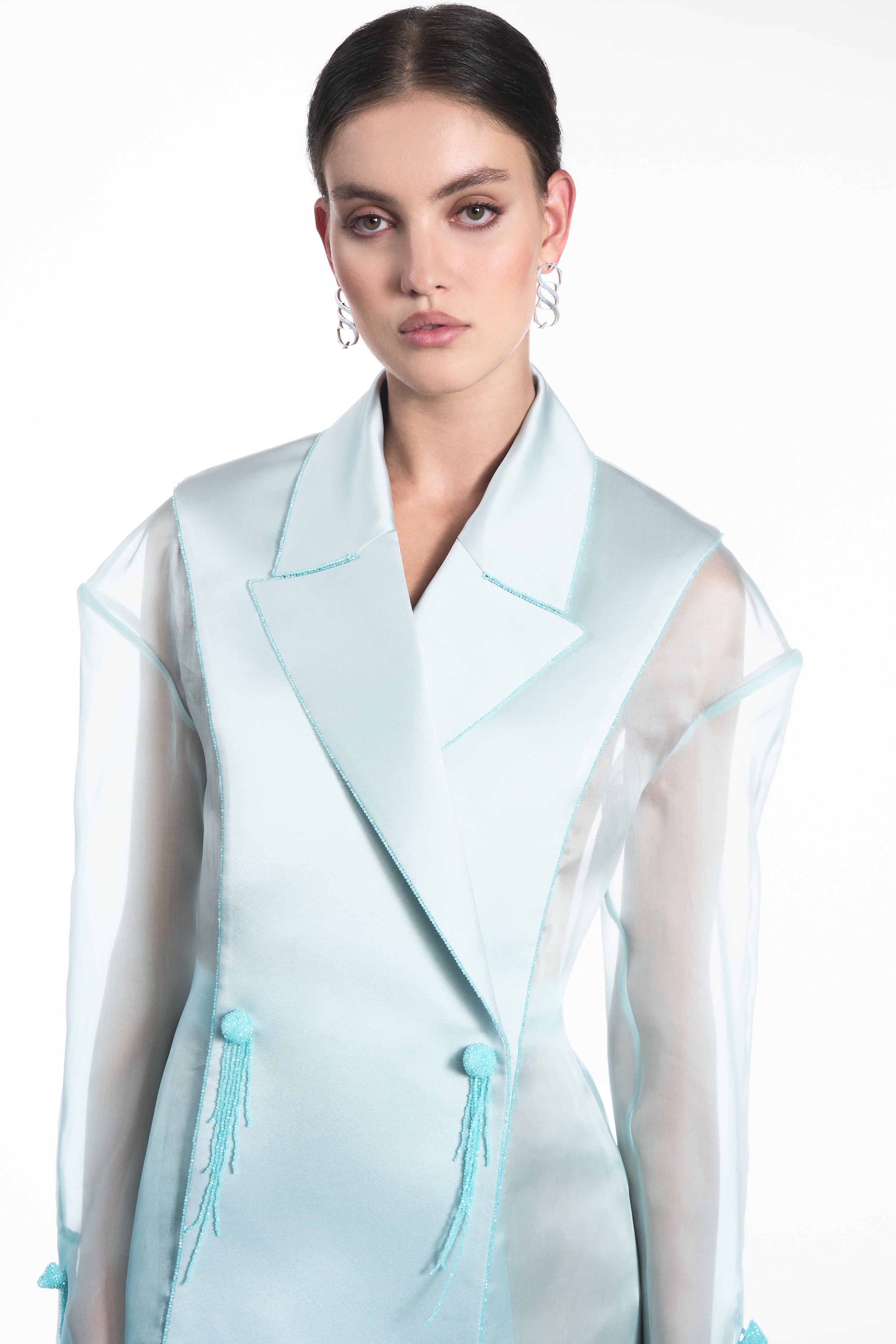 GIACCA DOPPIO PETTO IN ORGANZA