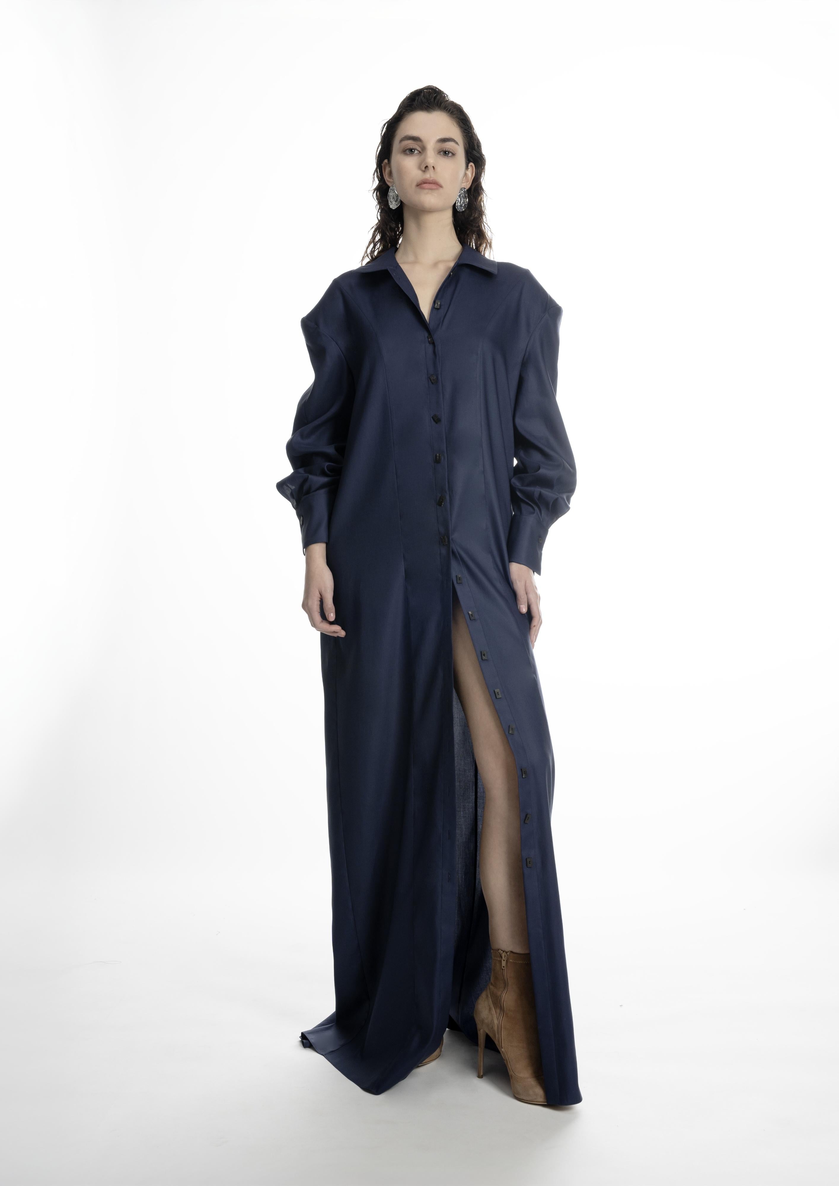LONG SHIRT DRESS