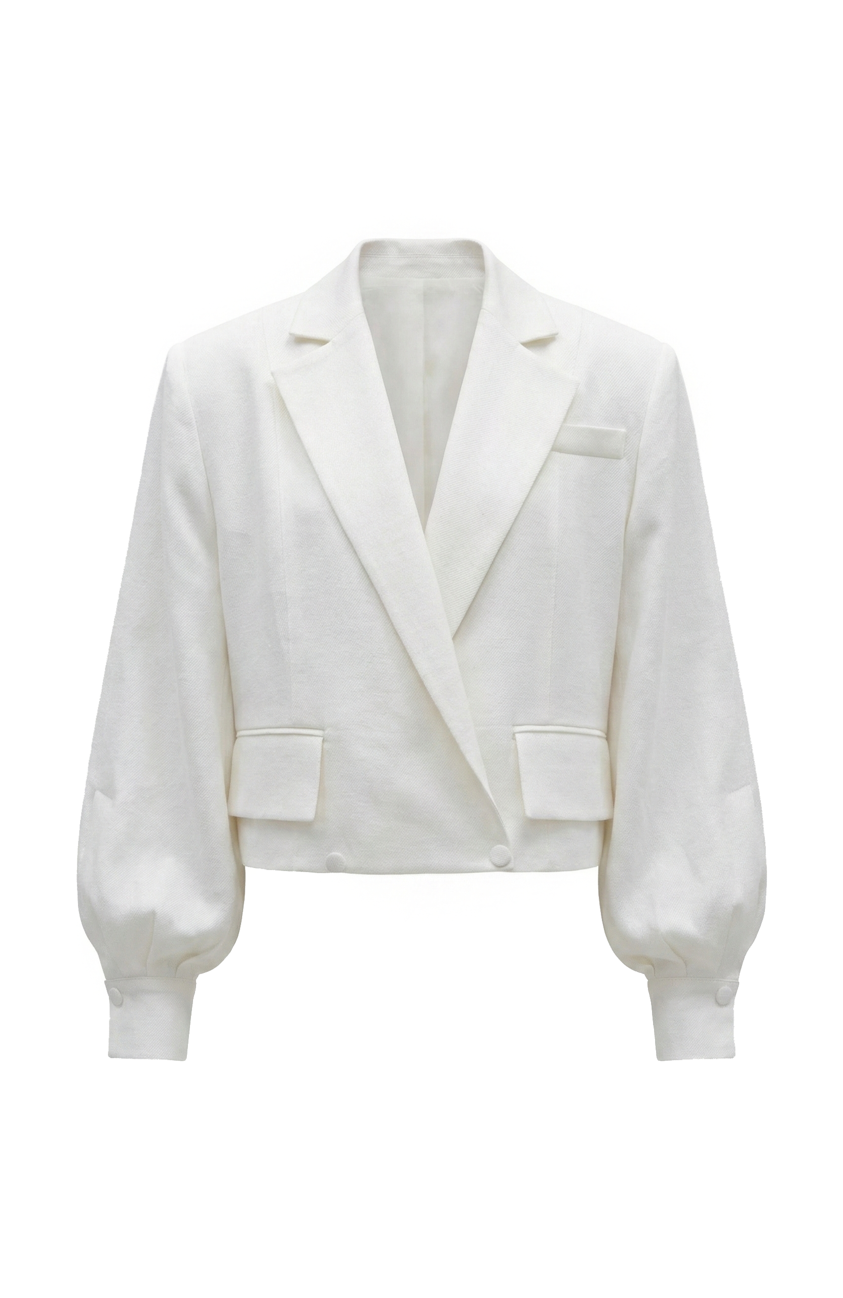 DOUBLE-BREASTED LINO BLAZER