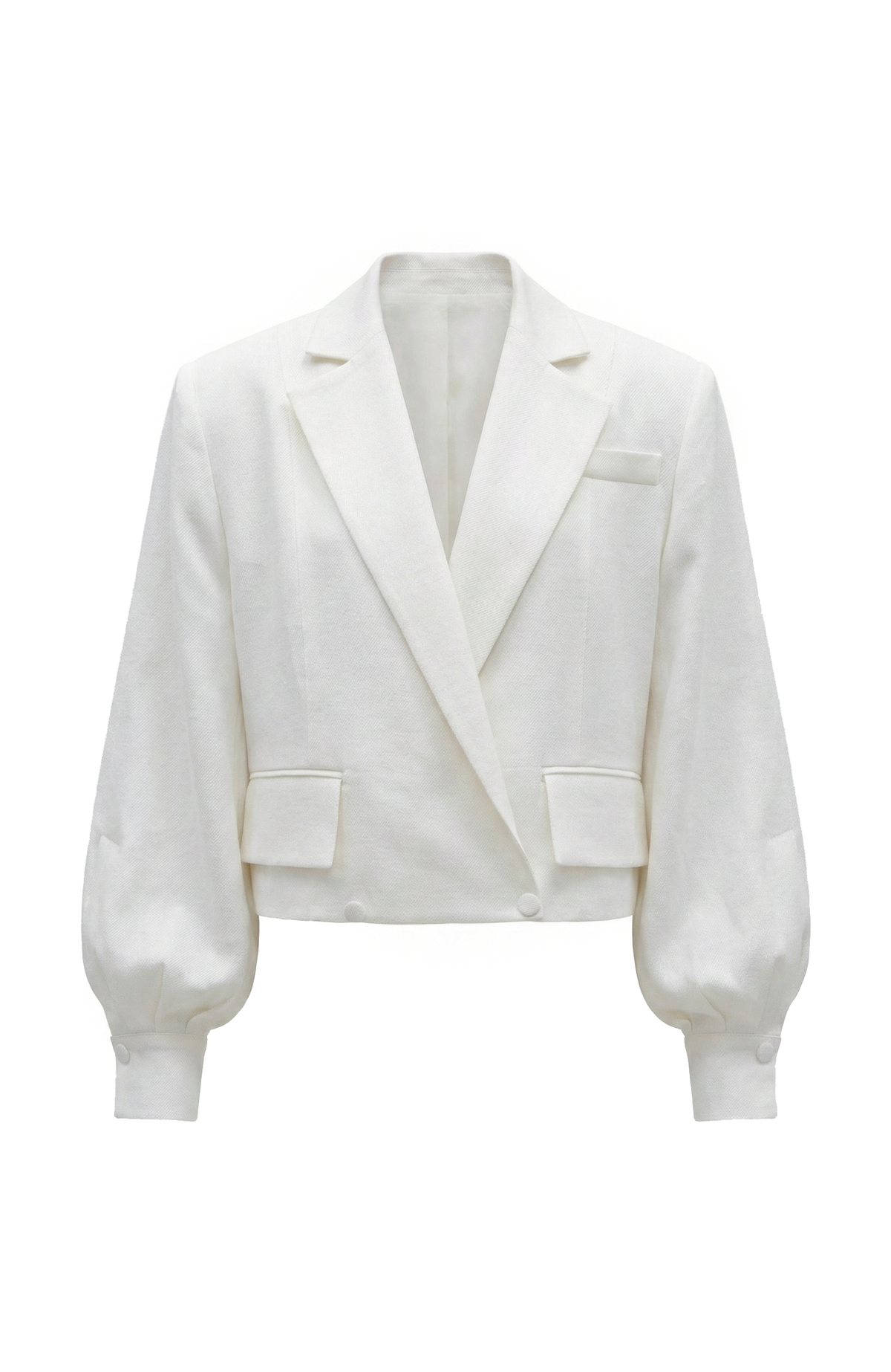DOUBLE-BREASTED LINO BLAZER