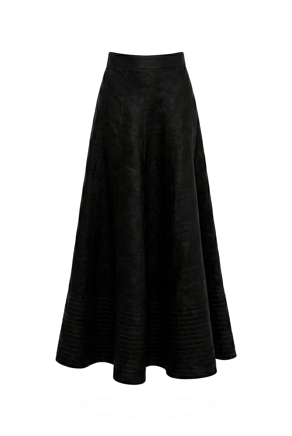 QUILTED LINO SKIRT