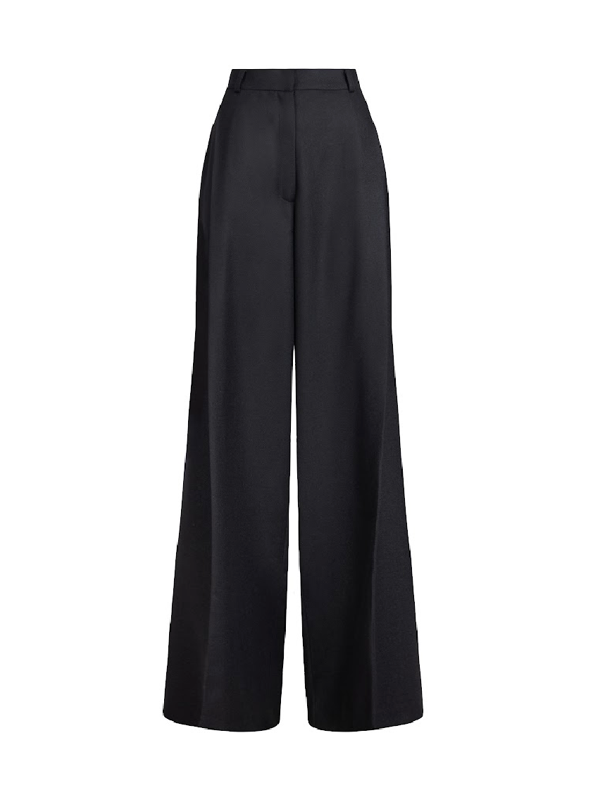 PALAZZO CREASED TROUSERS