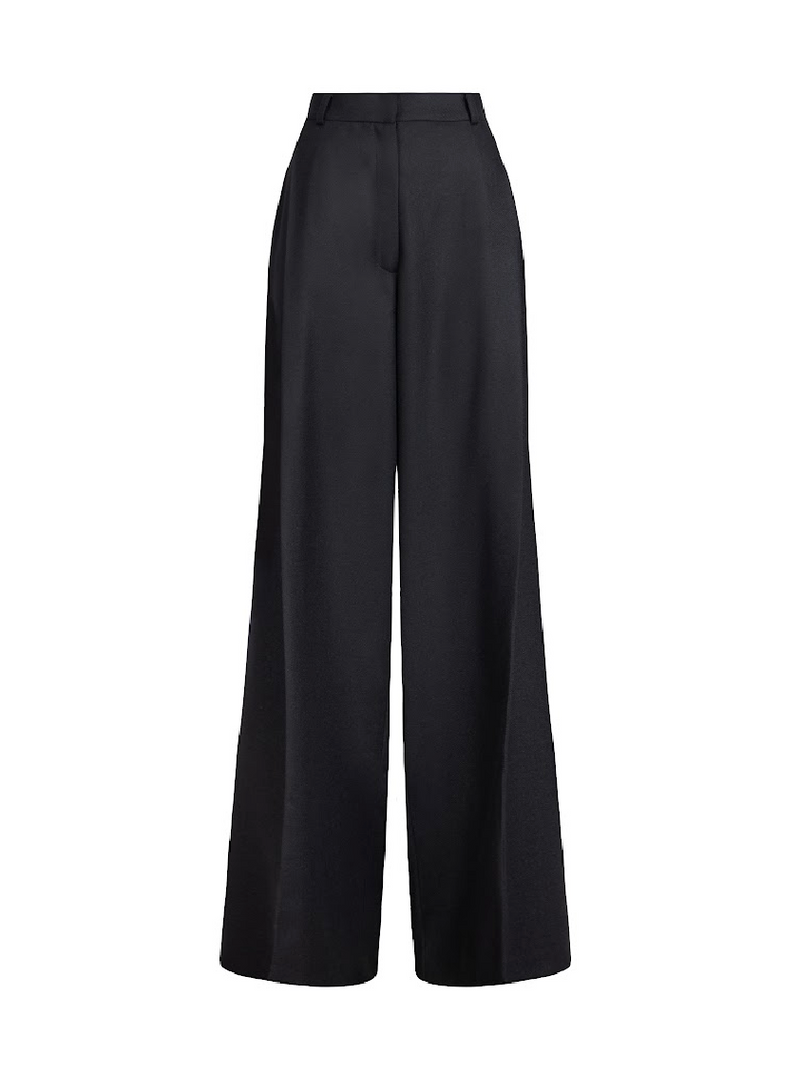 PALAZZO CREASED TROUSERS