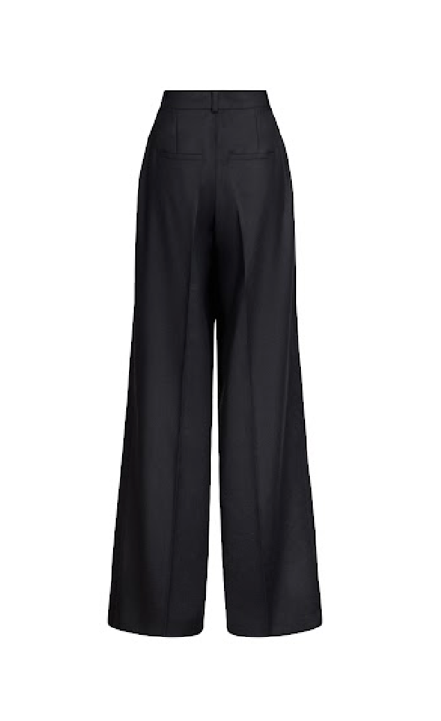 PALAZZO CREASED TROUSERS