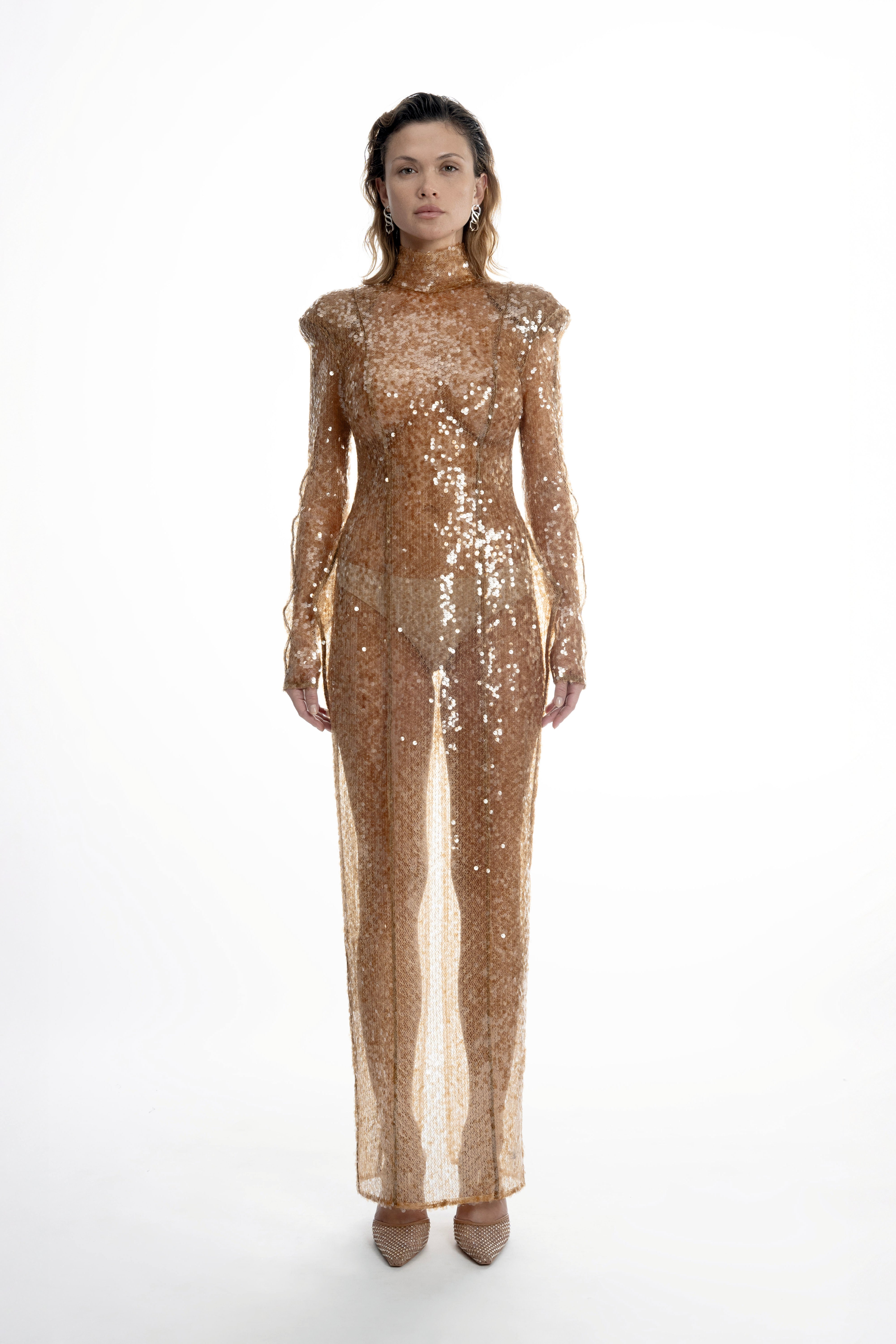 NAKED GEOMETRIC DRESS