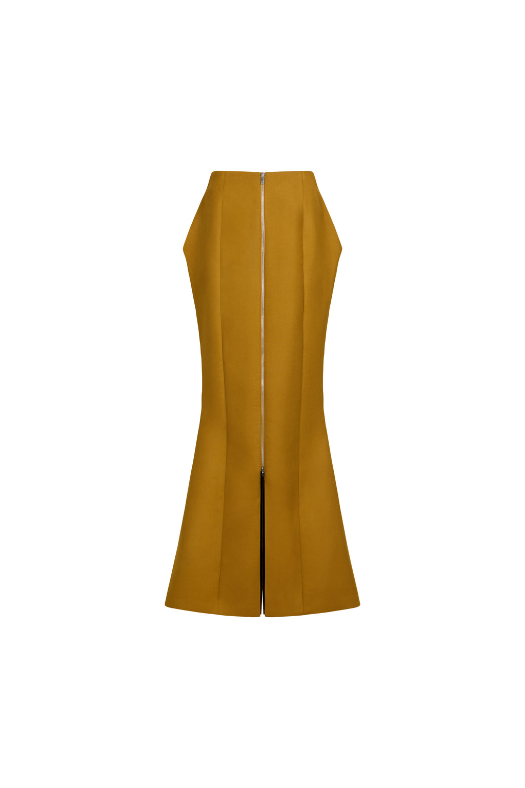 ANGULAR MAXI SKIRT AUTUMN GOLD