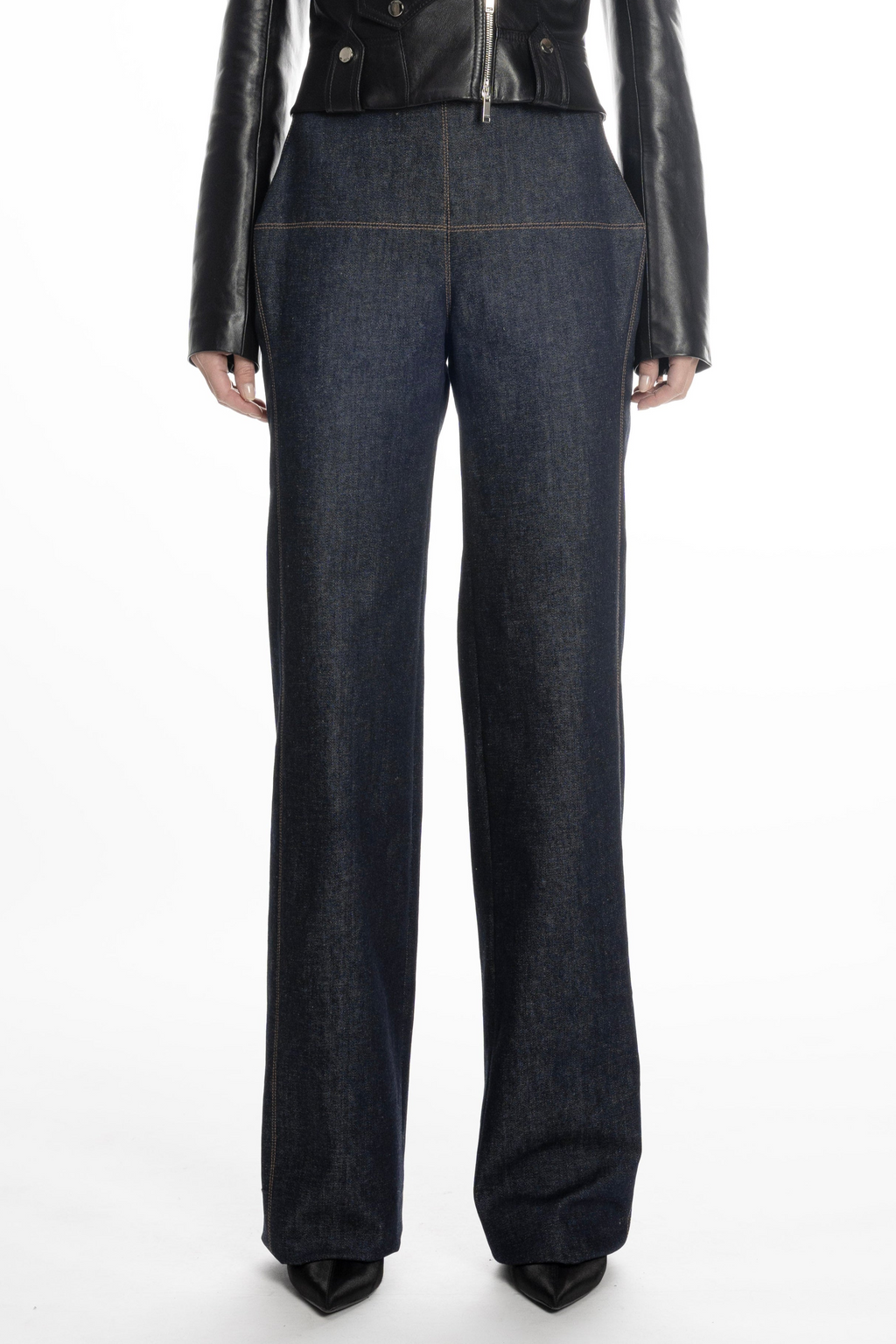 GEOMETRIC HIP TROUSERS