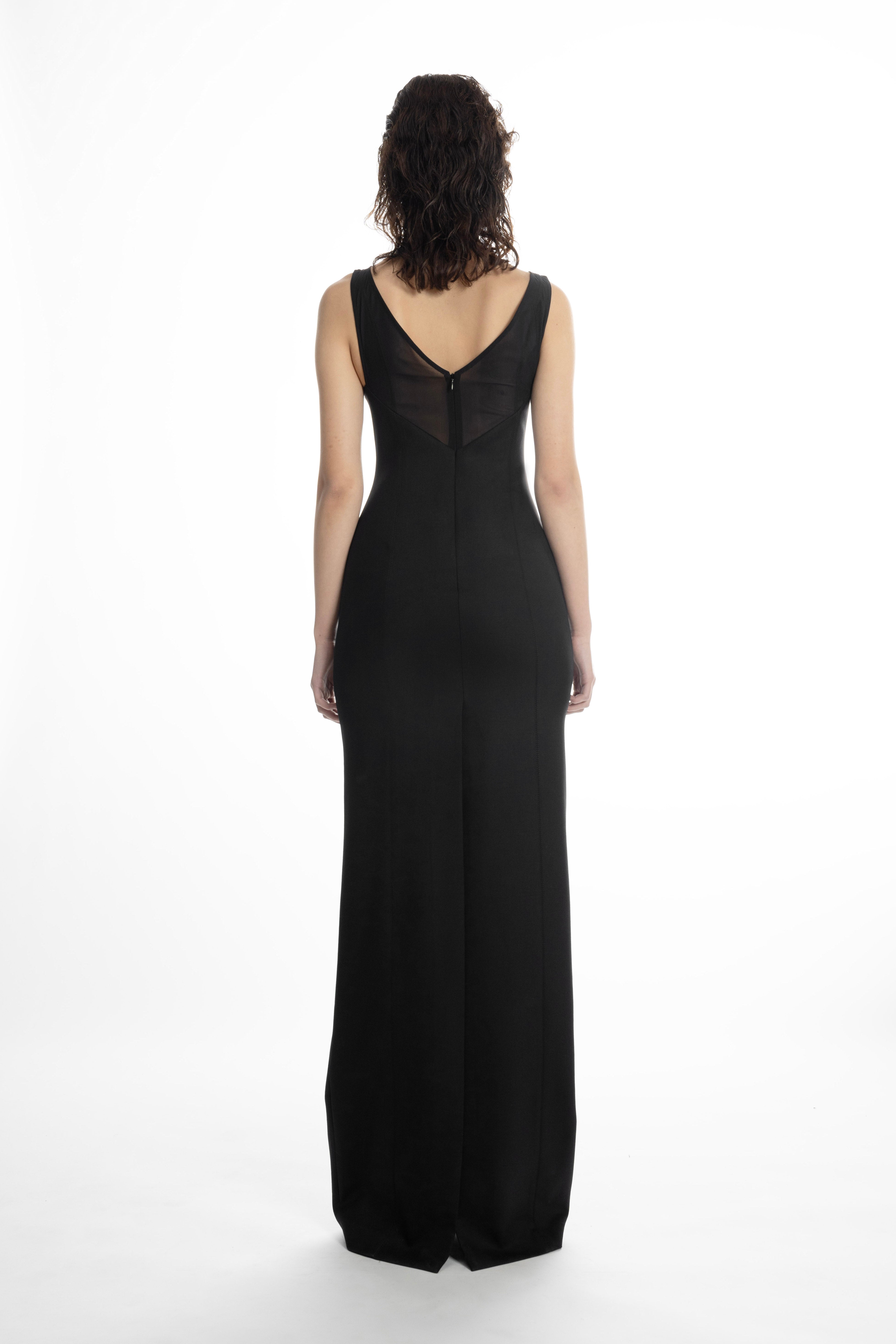 EVENING SCULPTED DRESS