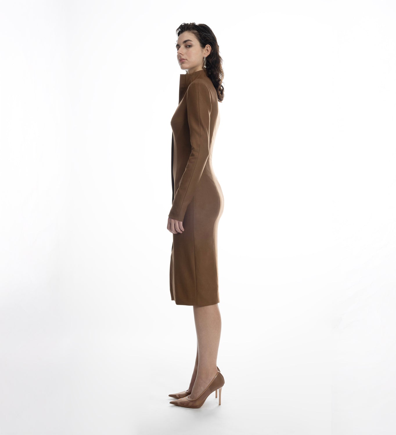SCULPTED BUSTIER DRESS
