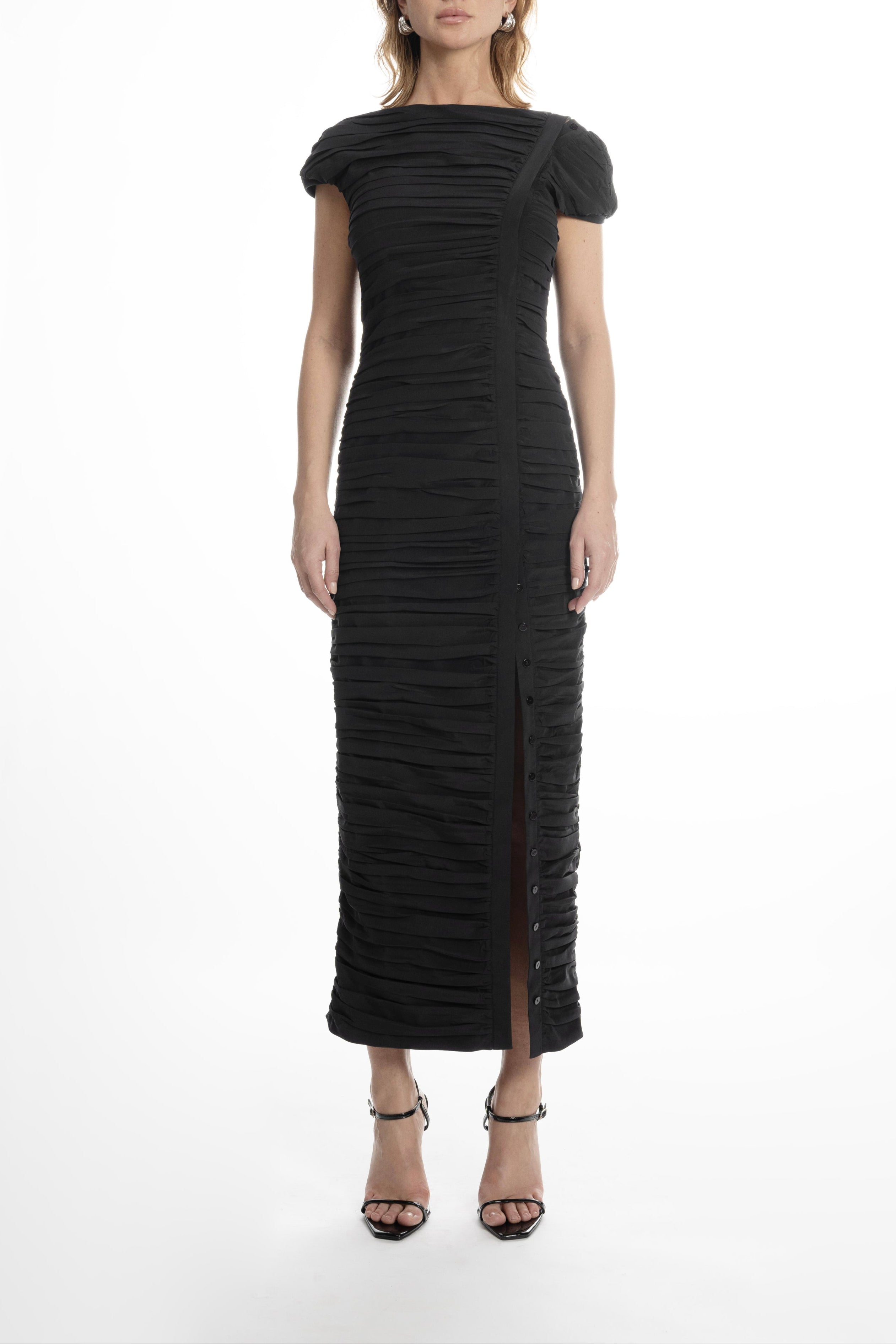 PLEATED DRESS