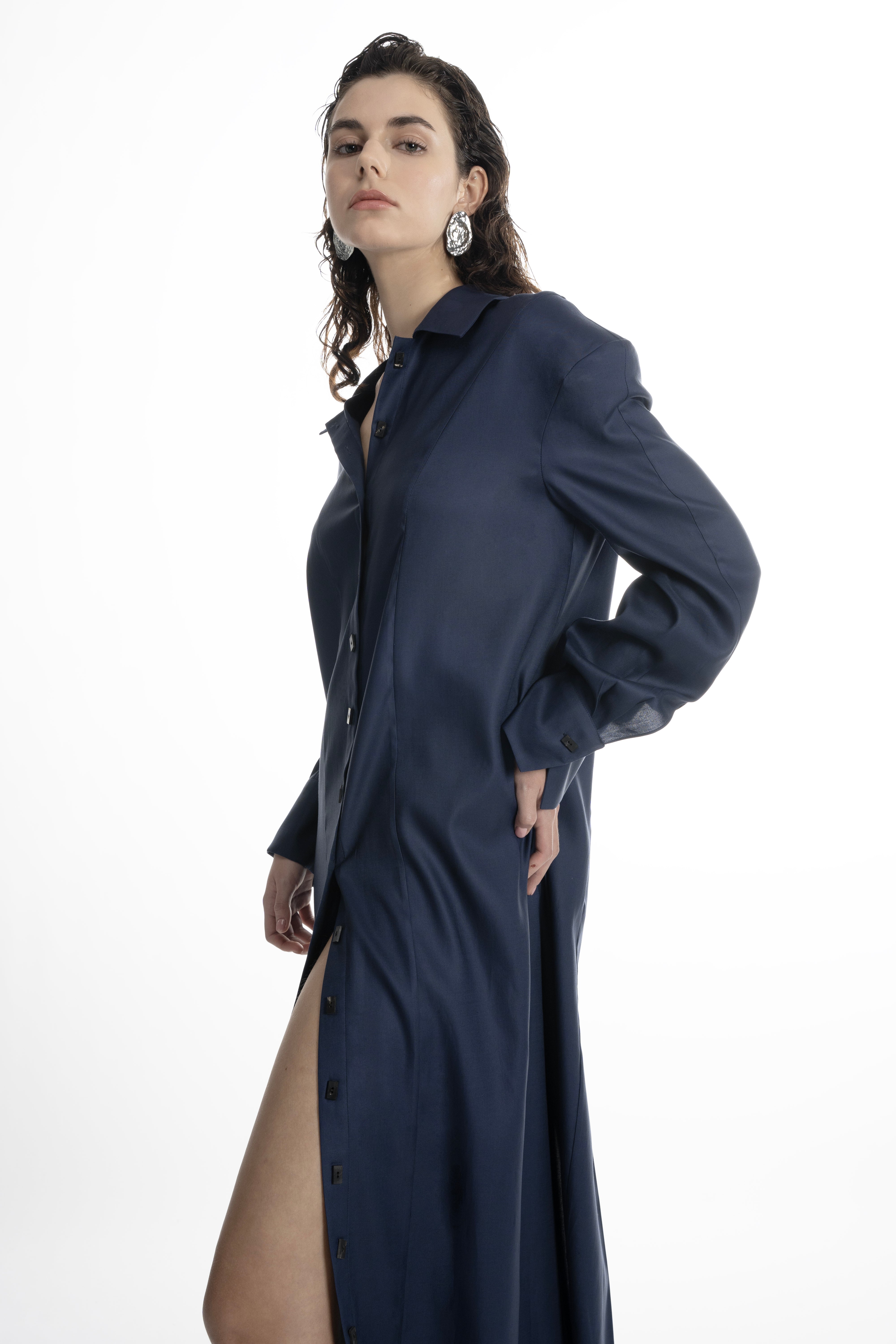 LONG SHIRT DRESS