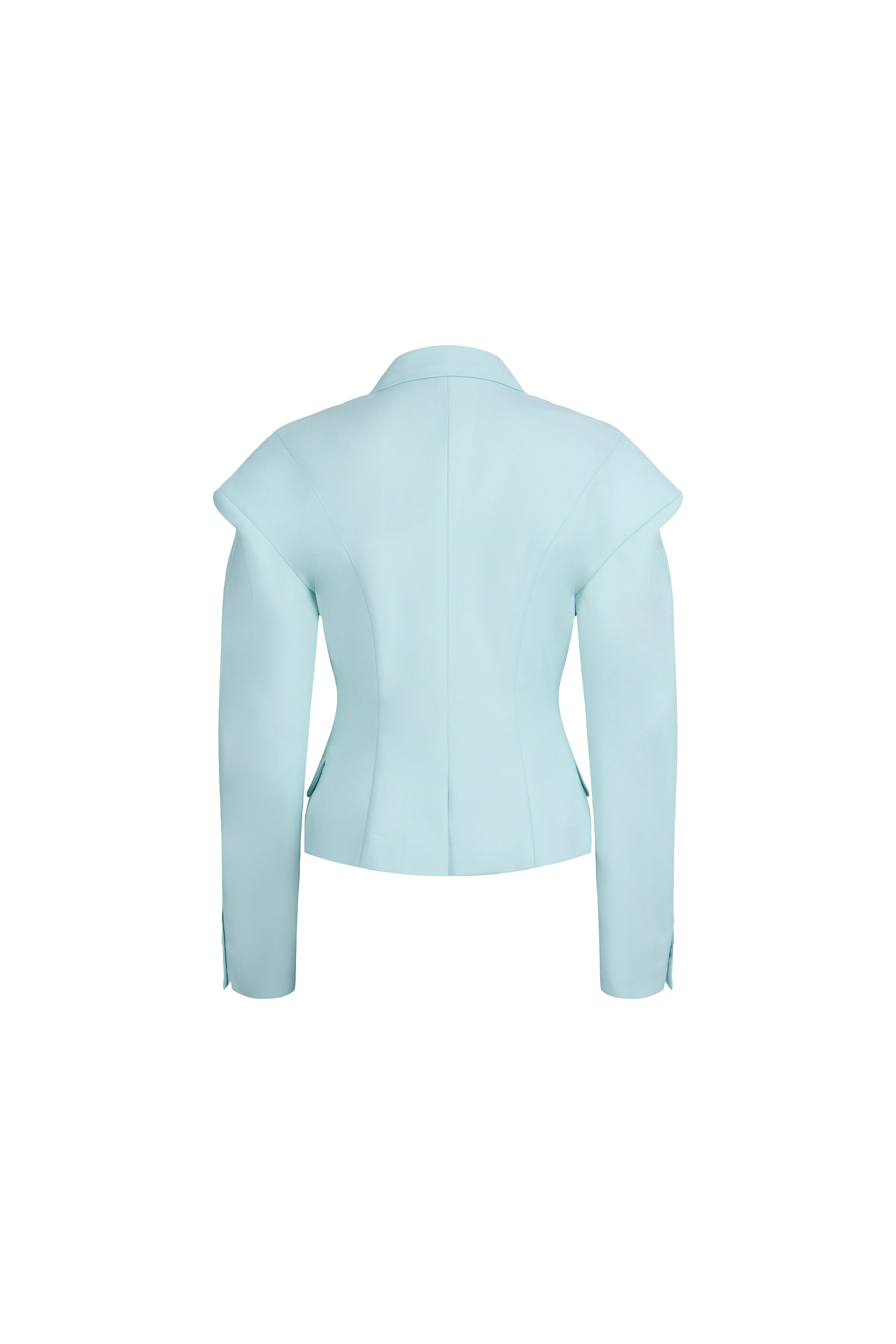BLAZER CON SPALLE CORTE