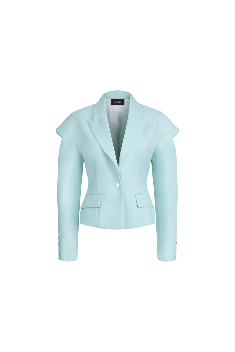 SHORT FALLING SHOULDERS BLAZER