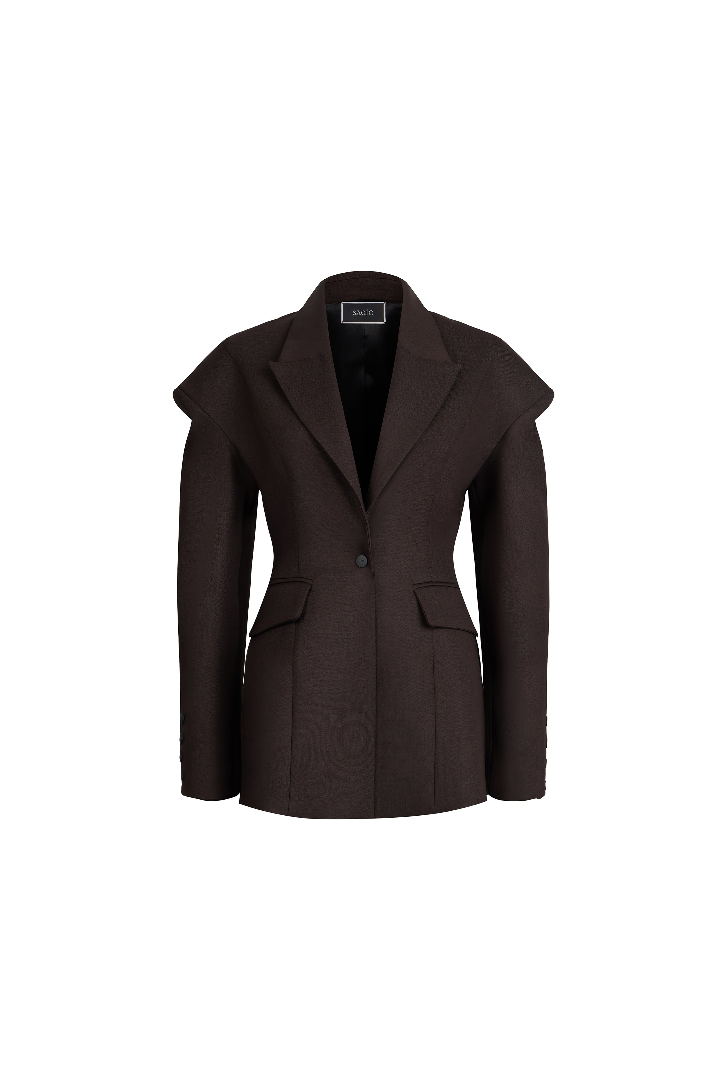 FALLING SHOULDERS BLAZER