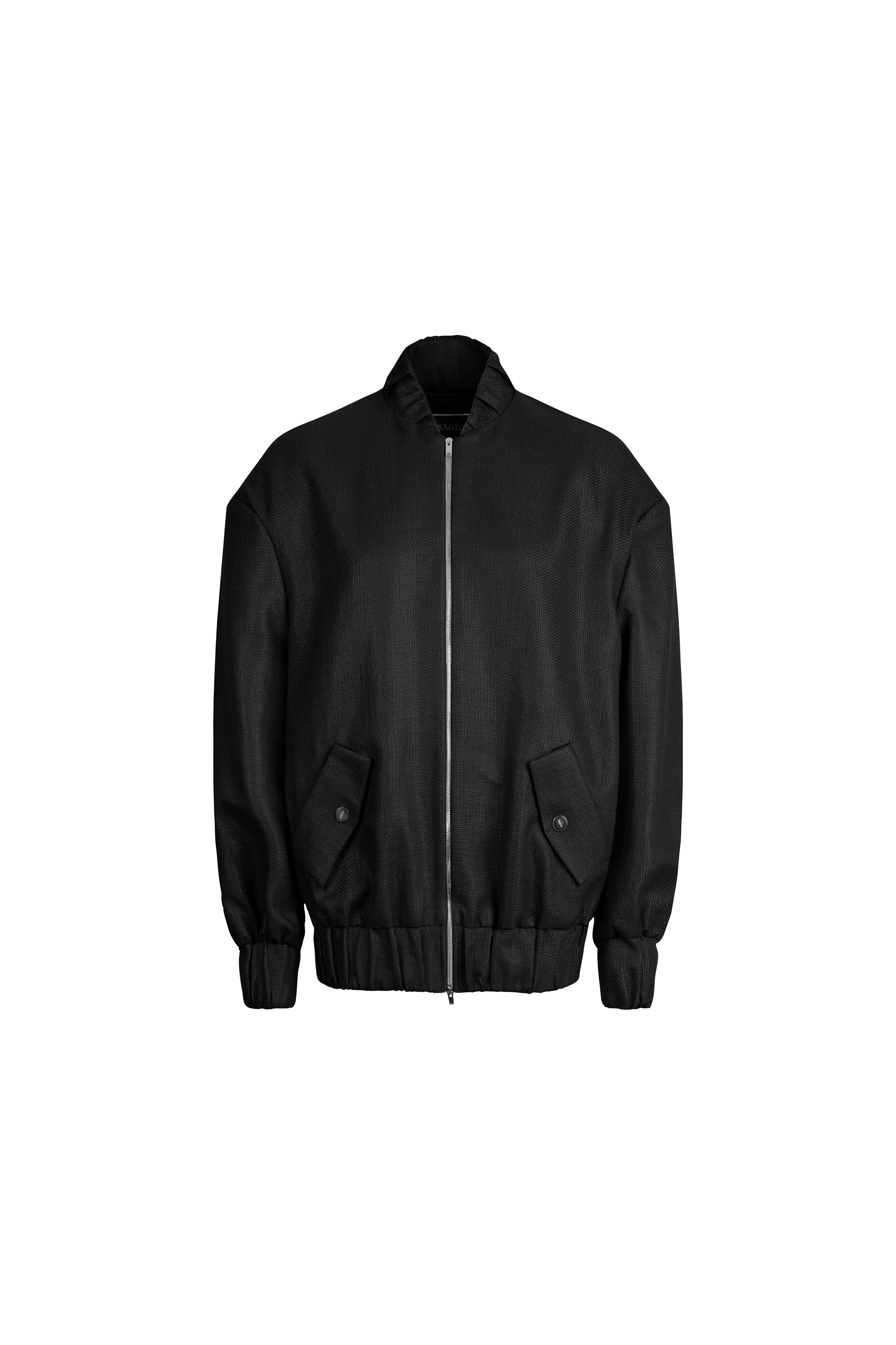 BOMBER OVERSIZE IN RAFIA
