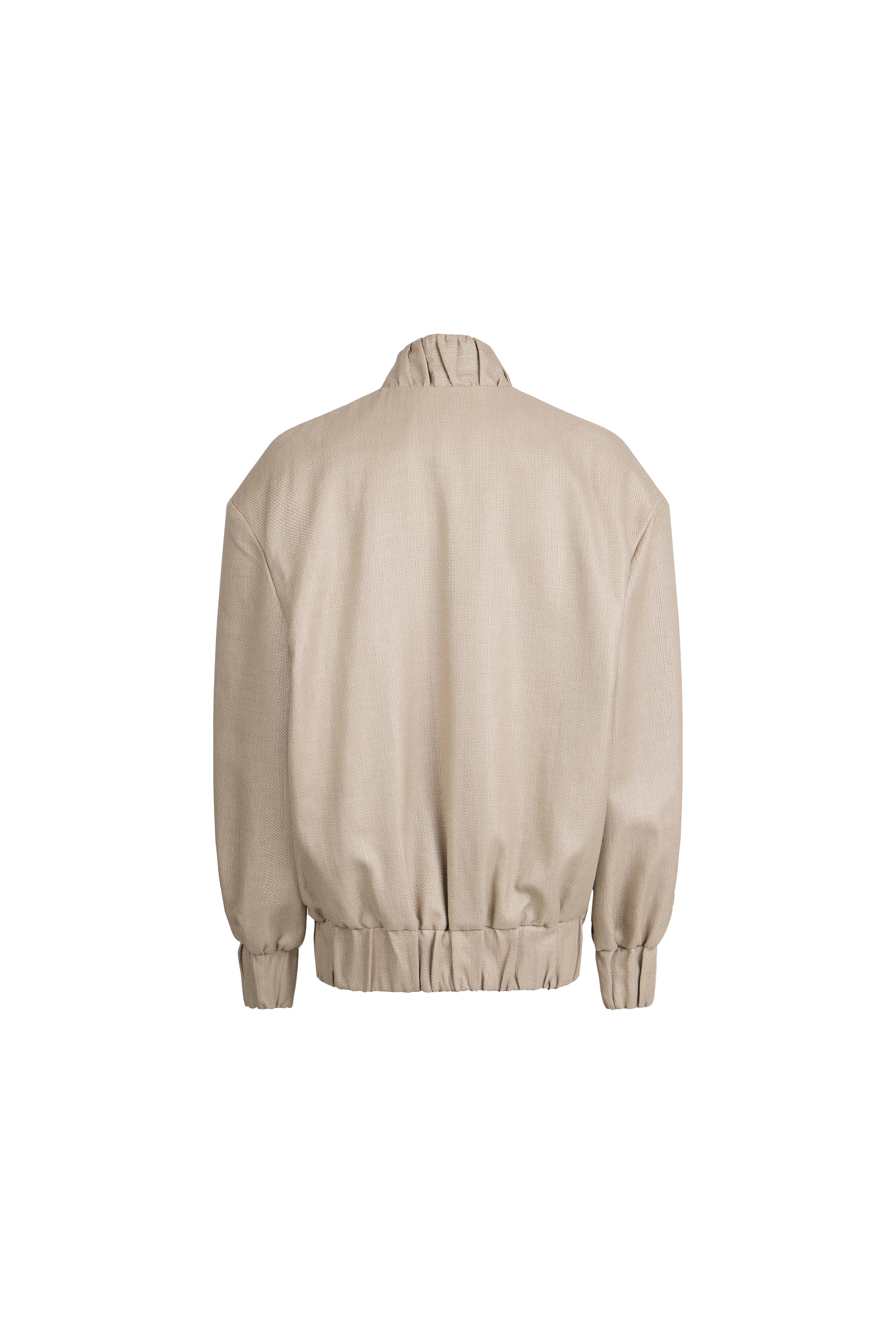 BOMBER OVERSIZE IN RAFIA
