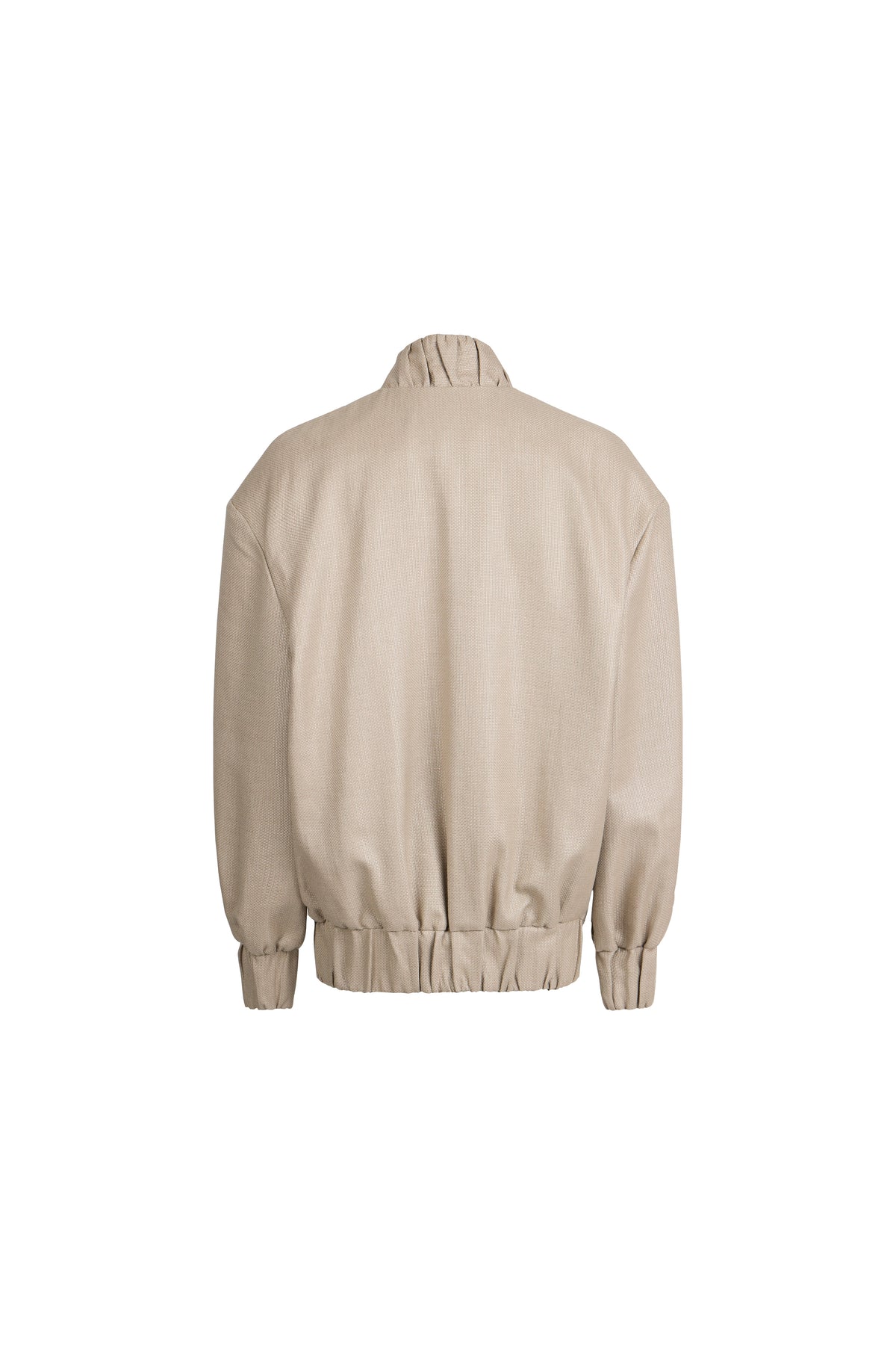 OVERSIZE RAFFIA BOMBER