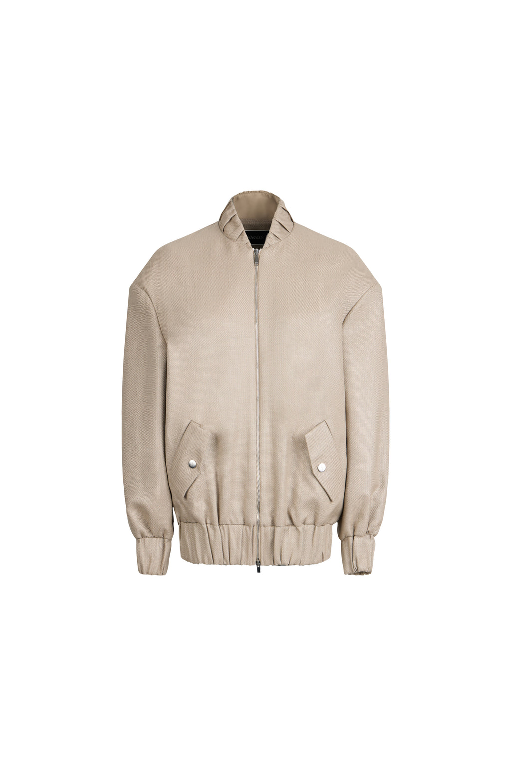 OVERSIZE RAFFIA BOMBER