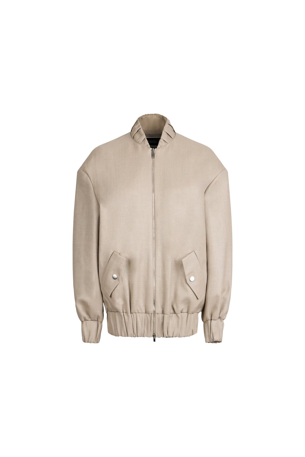 OVERSIZE RAFFIA BOMBER