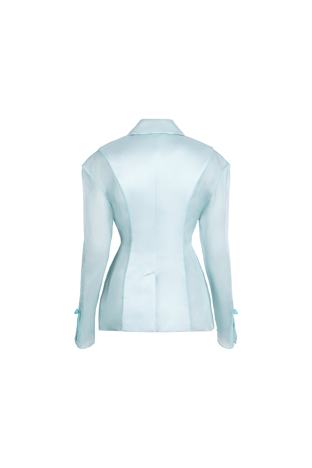 DOUBLE-BREASTED ORGANZA JACKET